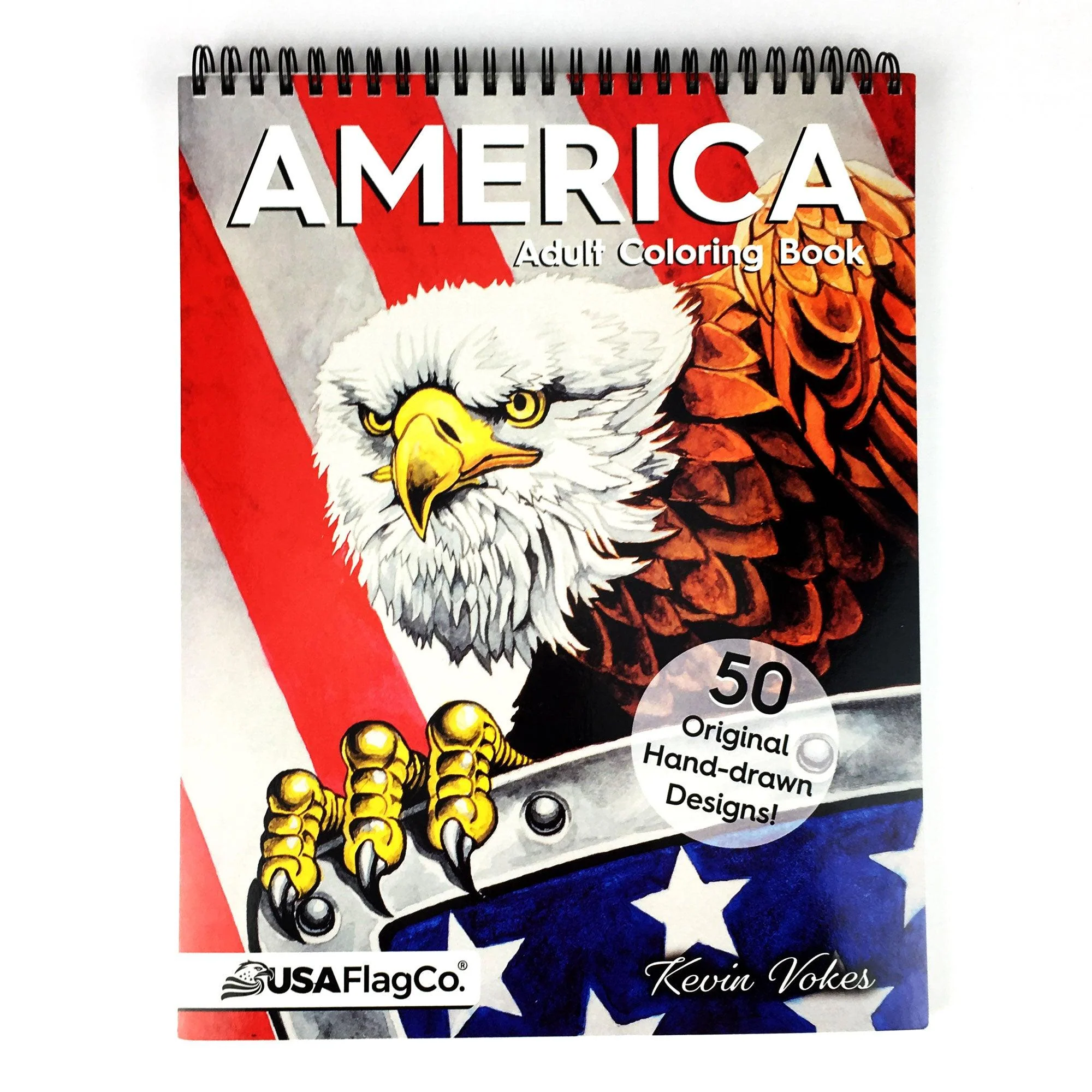 AMERICA Adult Coloring Book