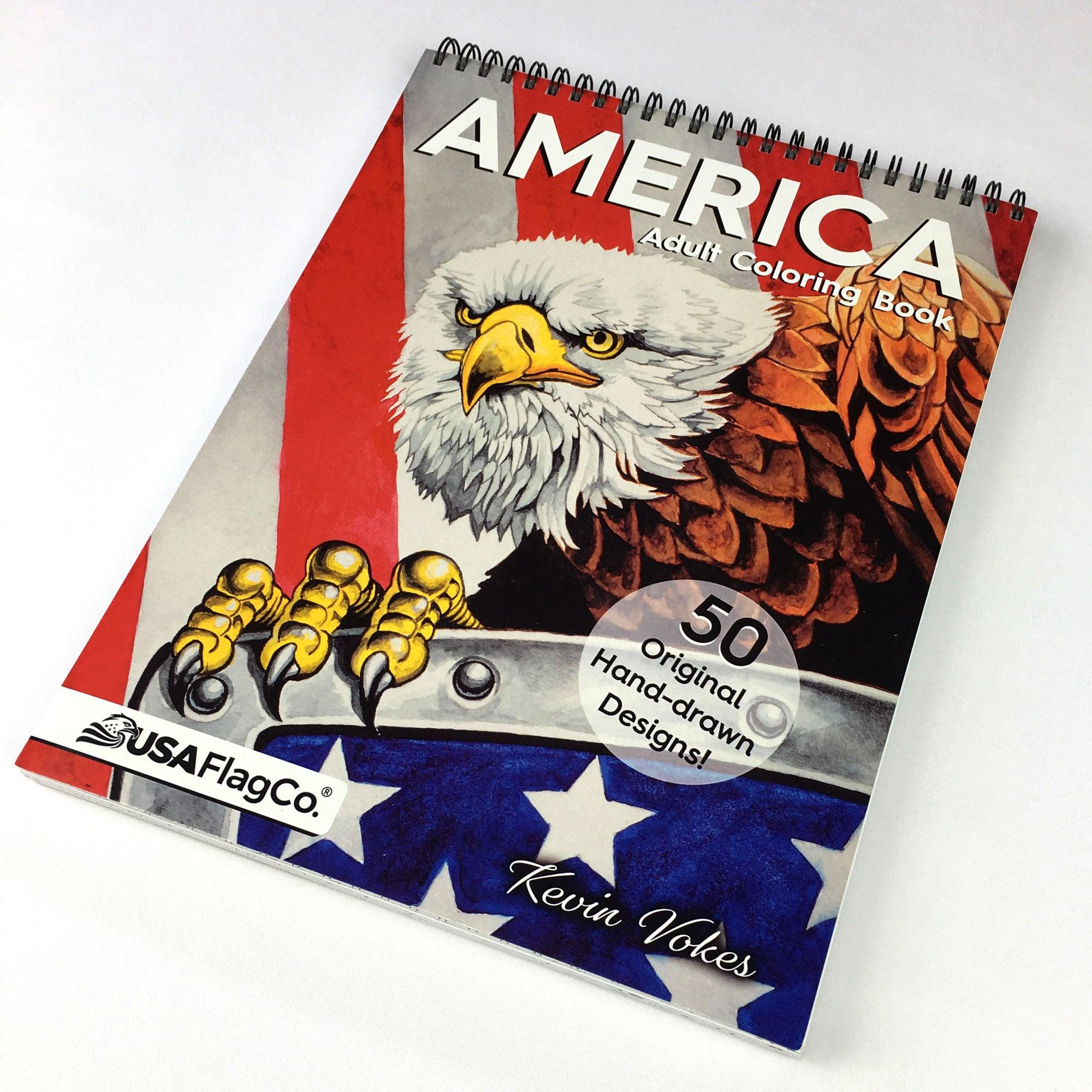 AMERICA Adult Coloring Book - Image 2