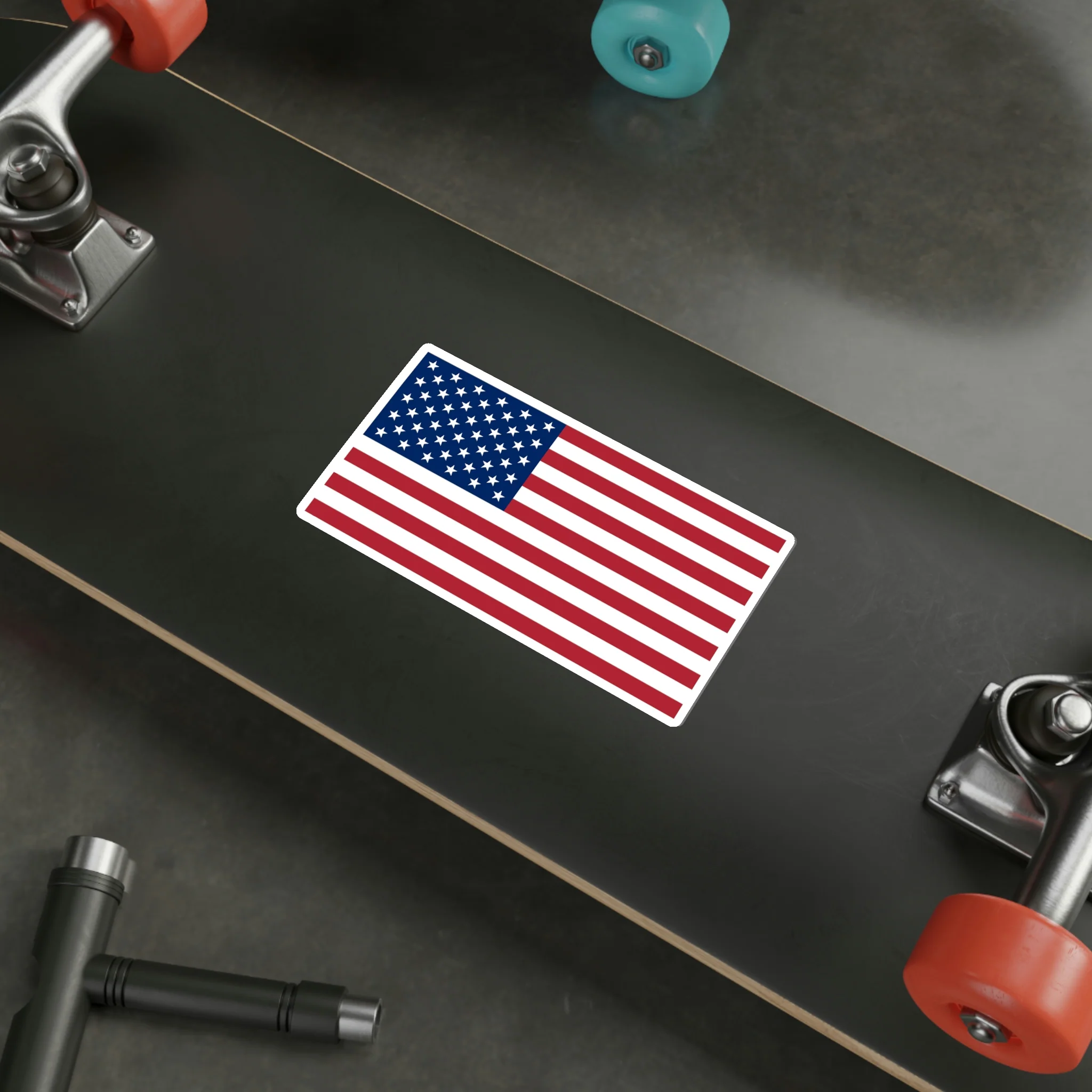 American Flag Decal (indoor and outdoor use) - Image 3