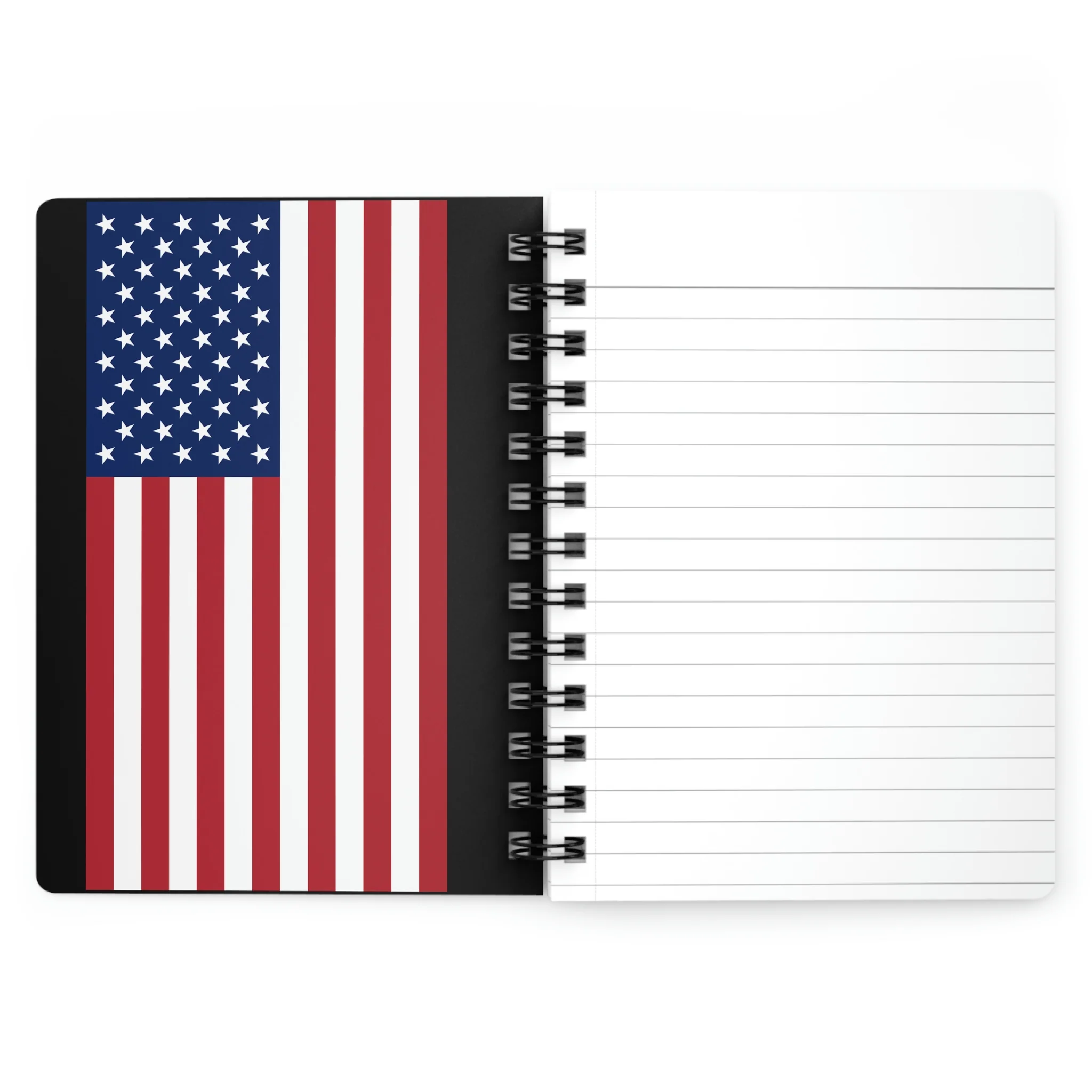 American Flag Soldier Spiral Bound Journal - Image 3