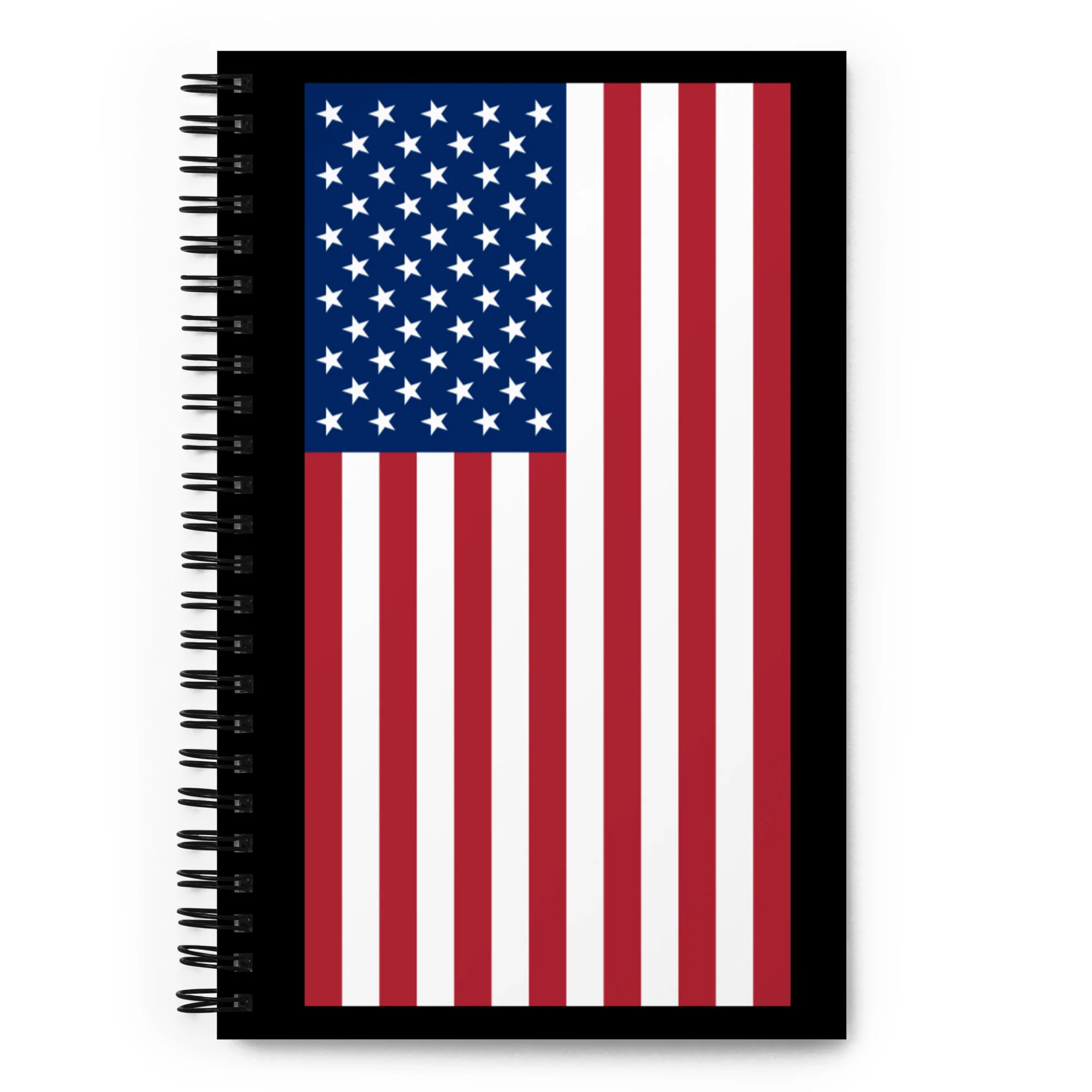 American Flag Spiral Notebook