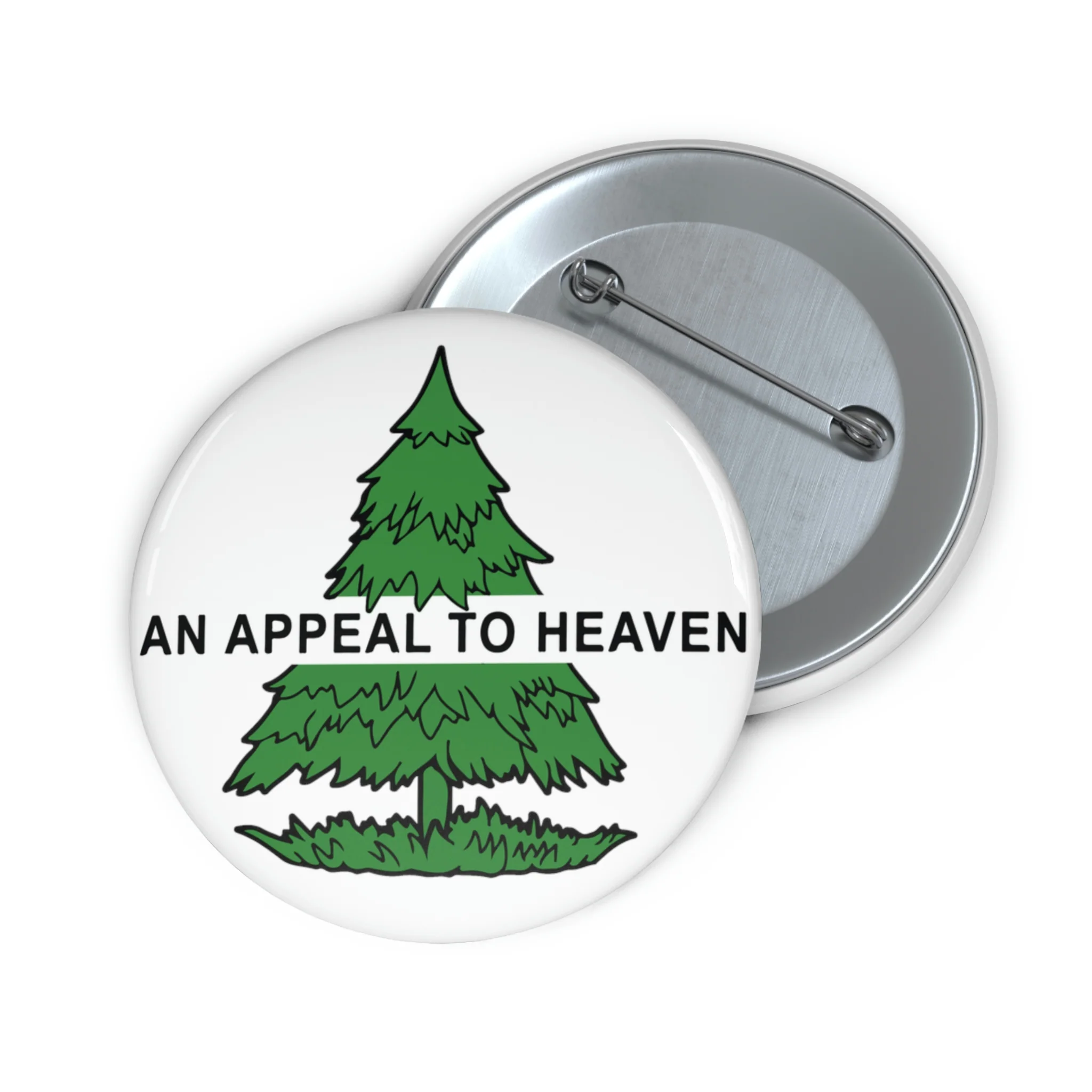 An Appeal To Heaven Flag Custom Pin Buttons - Image 3