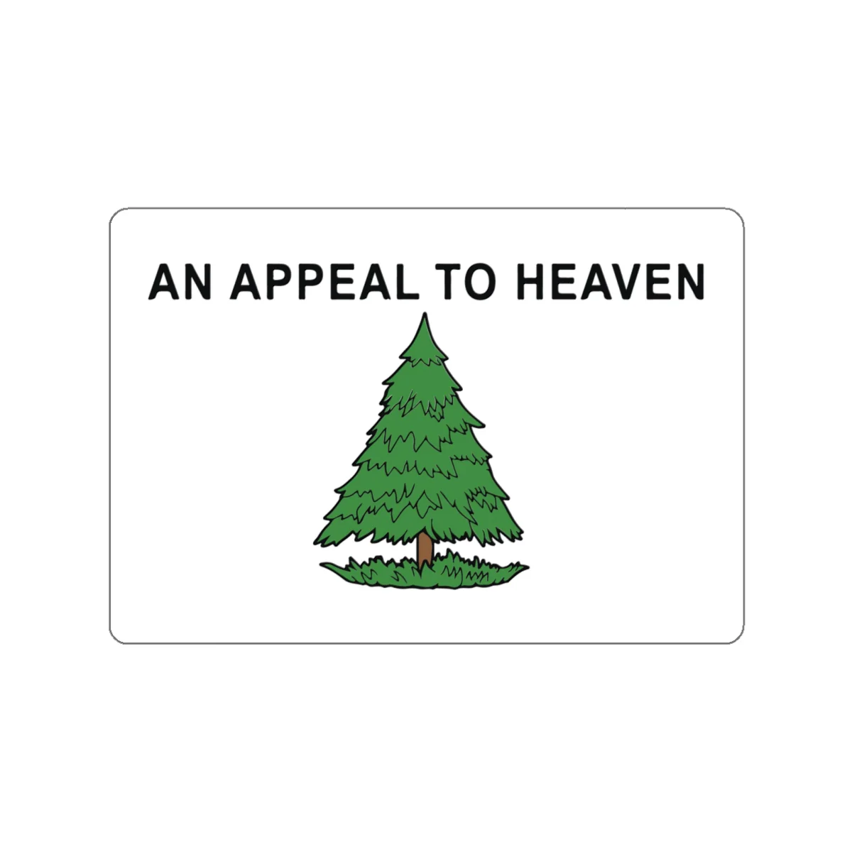 Appeal To Heaven Flag Decal Sticker (indoor and outdoor use) - Image 3
