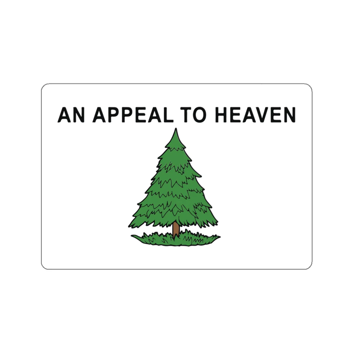 Appeal To Heaven Flag Decal Sticker (indoor and outdoor use) - Image 5