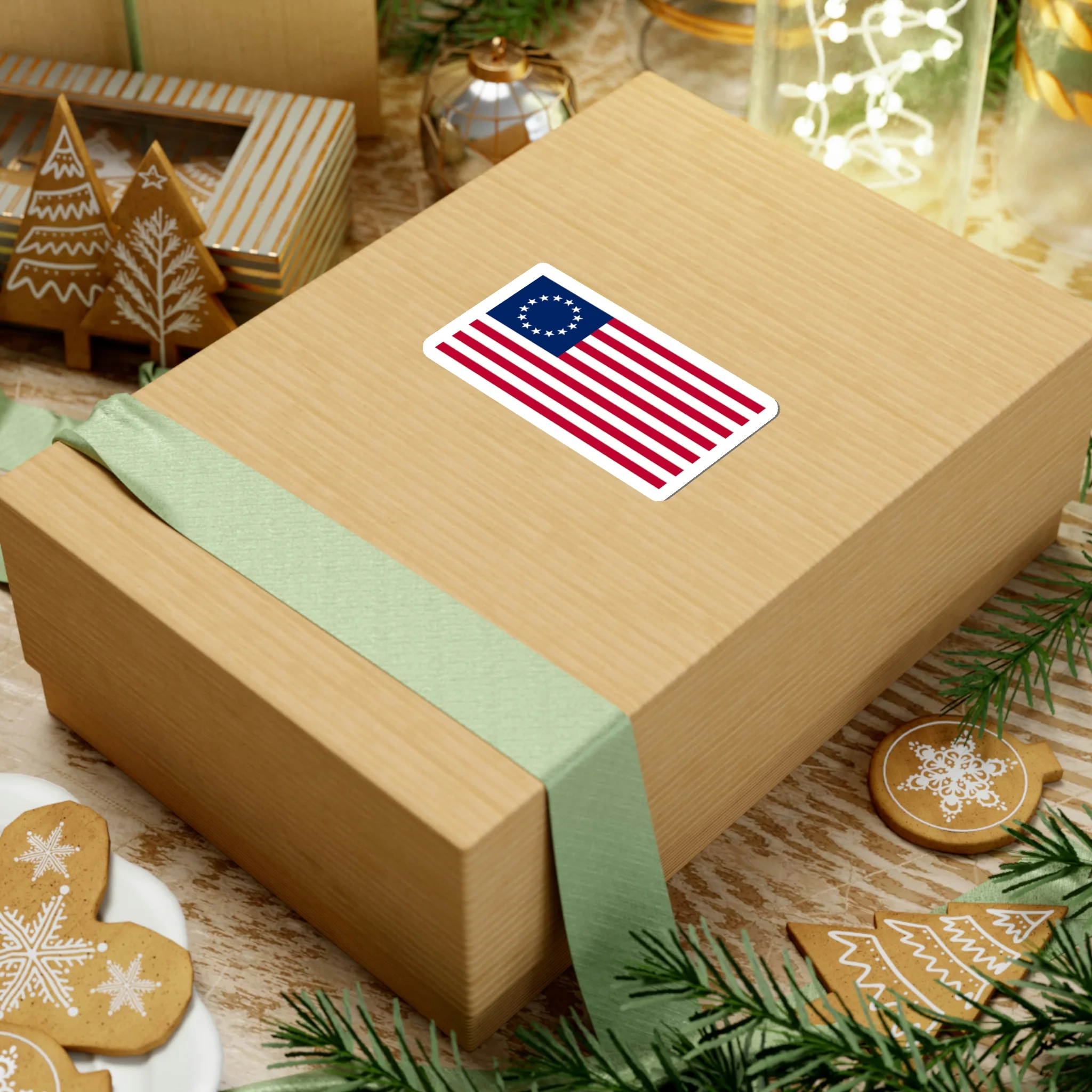 Betsy Ross Flag Sticker - Image 12