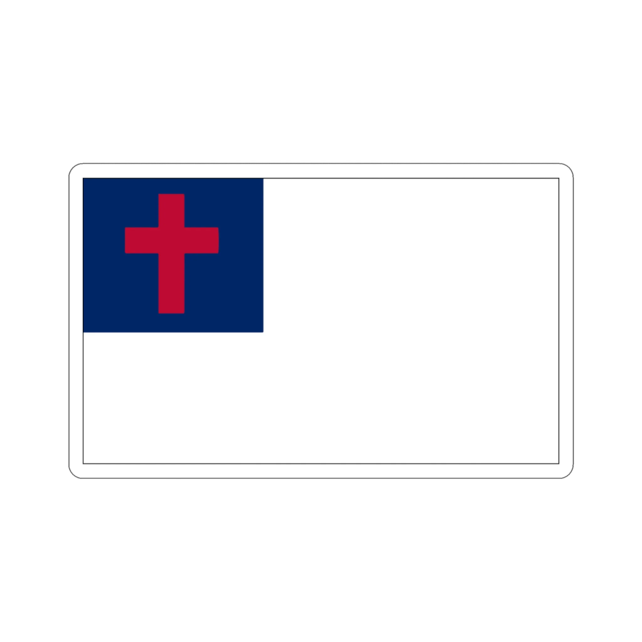 Christian Flag Sticker - Image 10