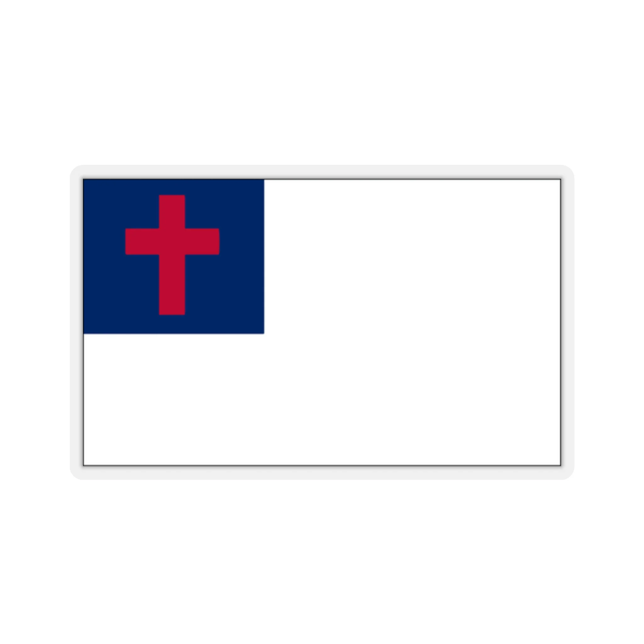 Christian Flag Sticker - Image 5