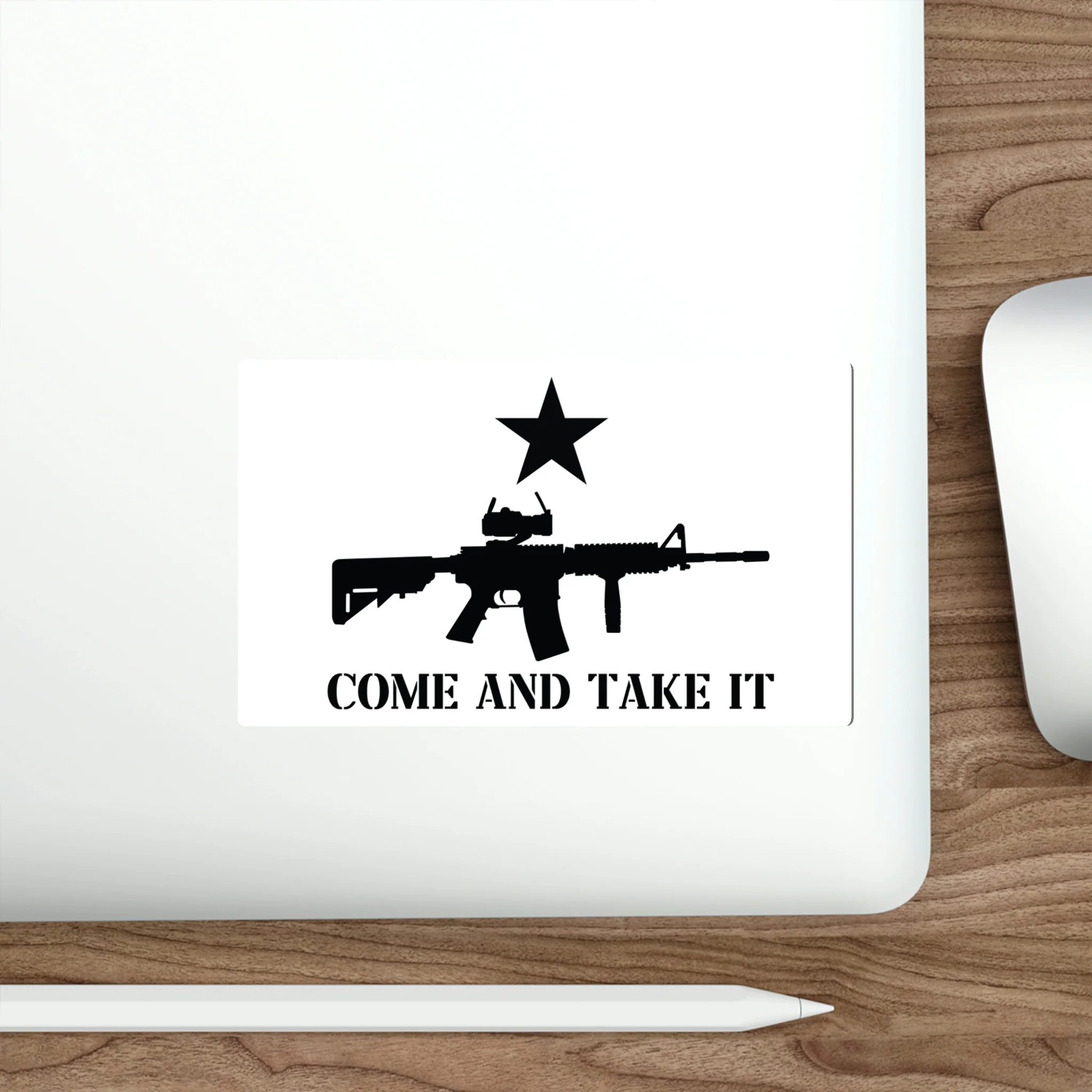 Come And Take It AR-15 Flag Decal (indoor and outdoor use) - Image 17