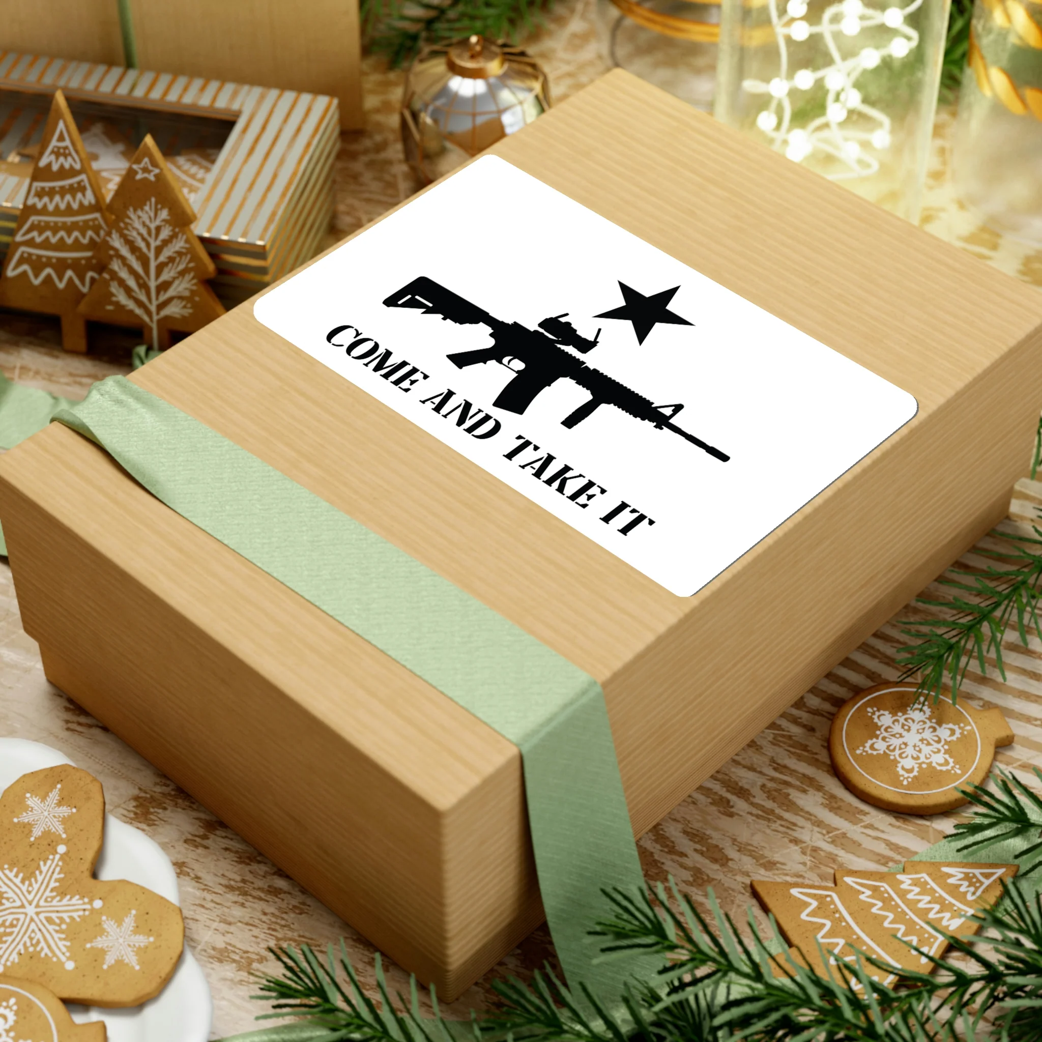 Come And Take It AR-15 Flag Sticker - Image 22