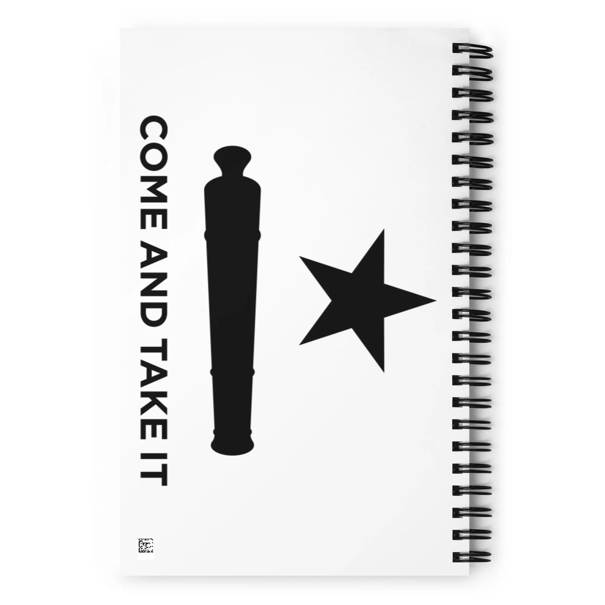 Come And Take It Flag Spiral Notebook - Image 3
