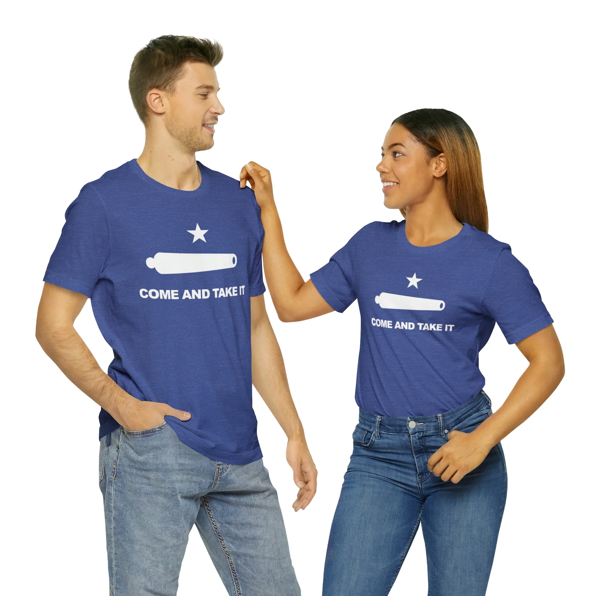 Come And Take It Flag T Shirt: Bella + Canvas 3001 - Image 55