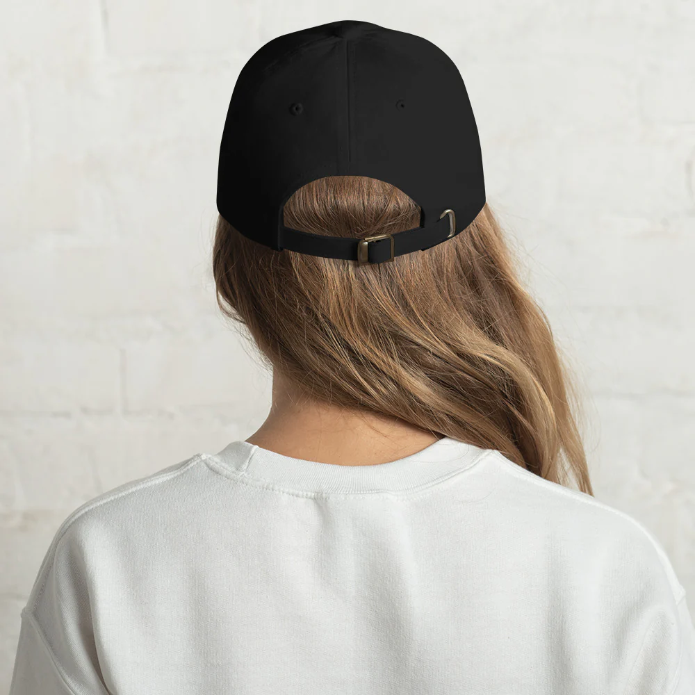 Dad Hat - Thin Yellow Line Flag (Embroidered Flag) - Image 3