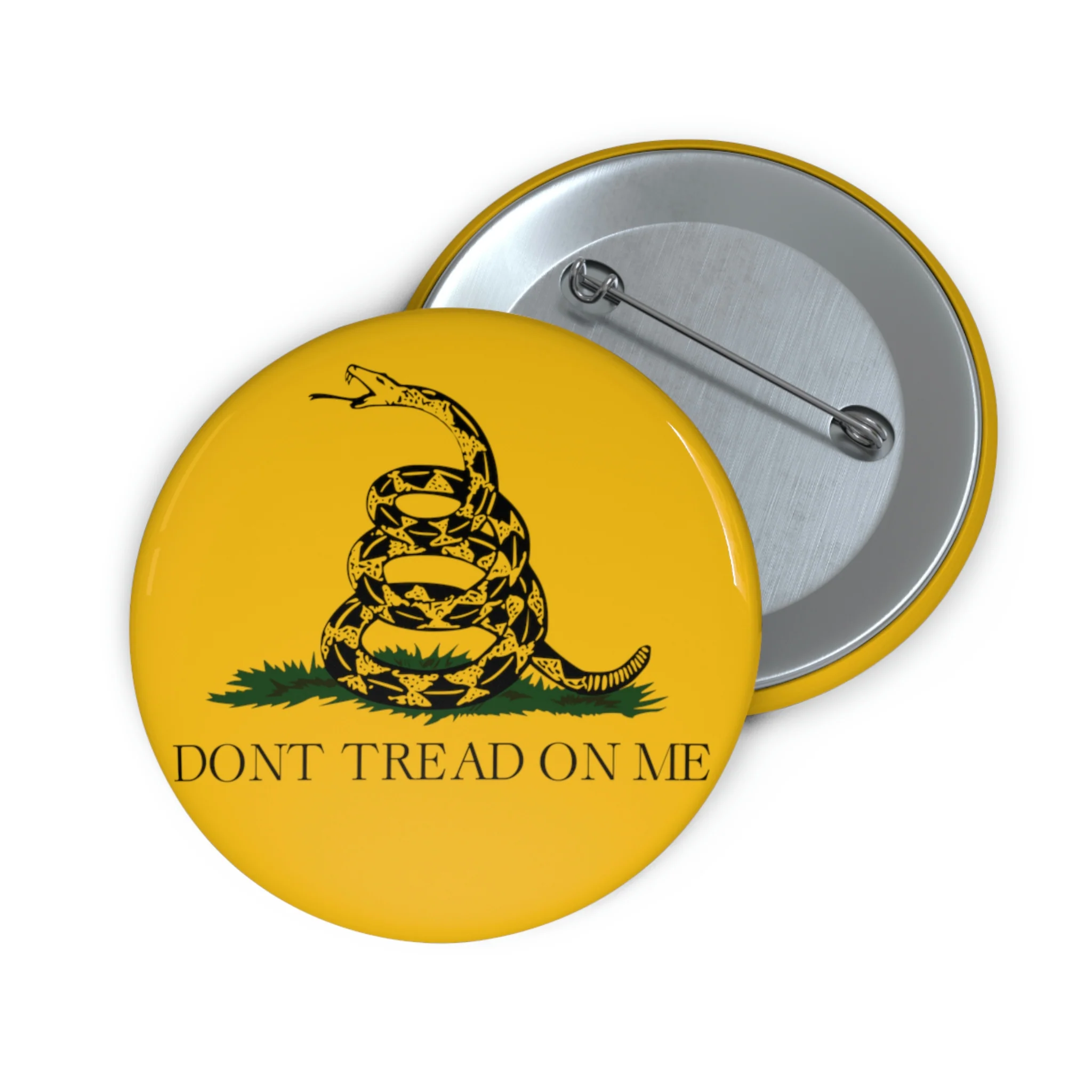 Don't Tread On Me Flag Punisher Skull Custom Pin Buttons - Image 5