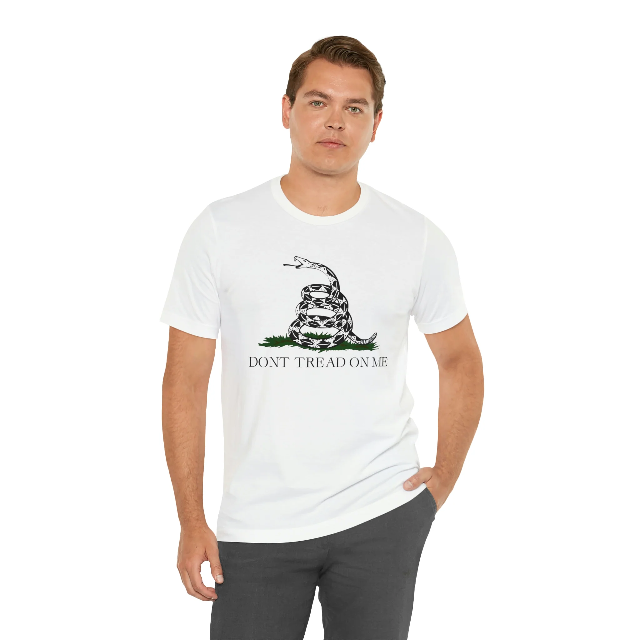 Don't Tread On Me T Shirt: Bella + Canvas 3001 - Image 11