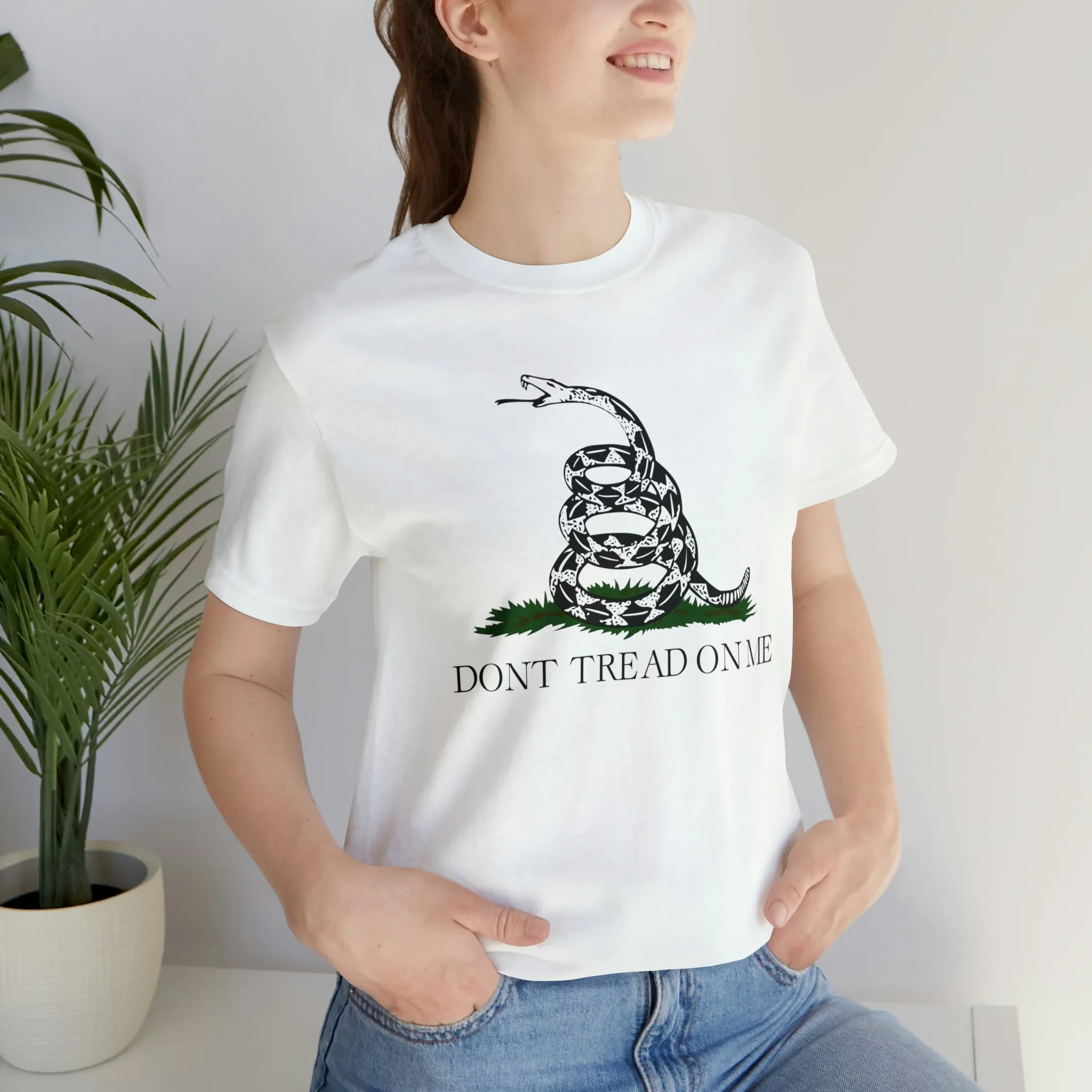 Don't Tread On Me T Shirt: Bella + Canvas 3001 - Image 12