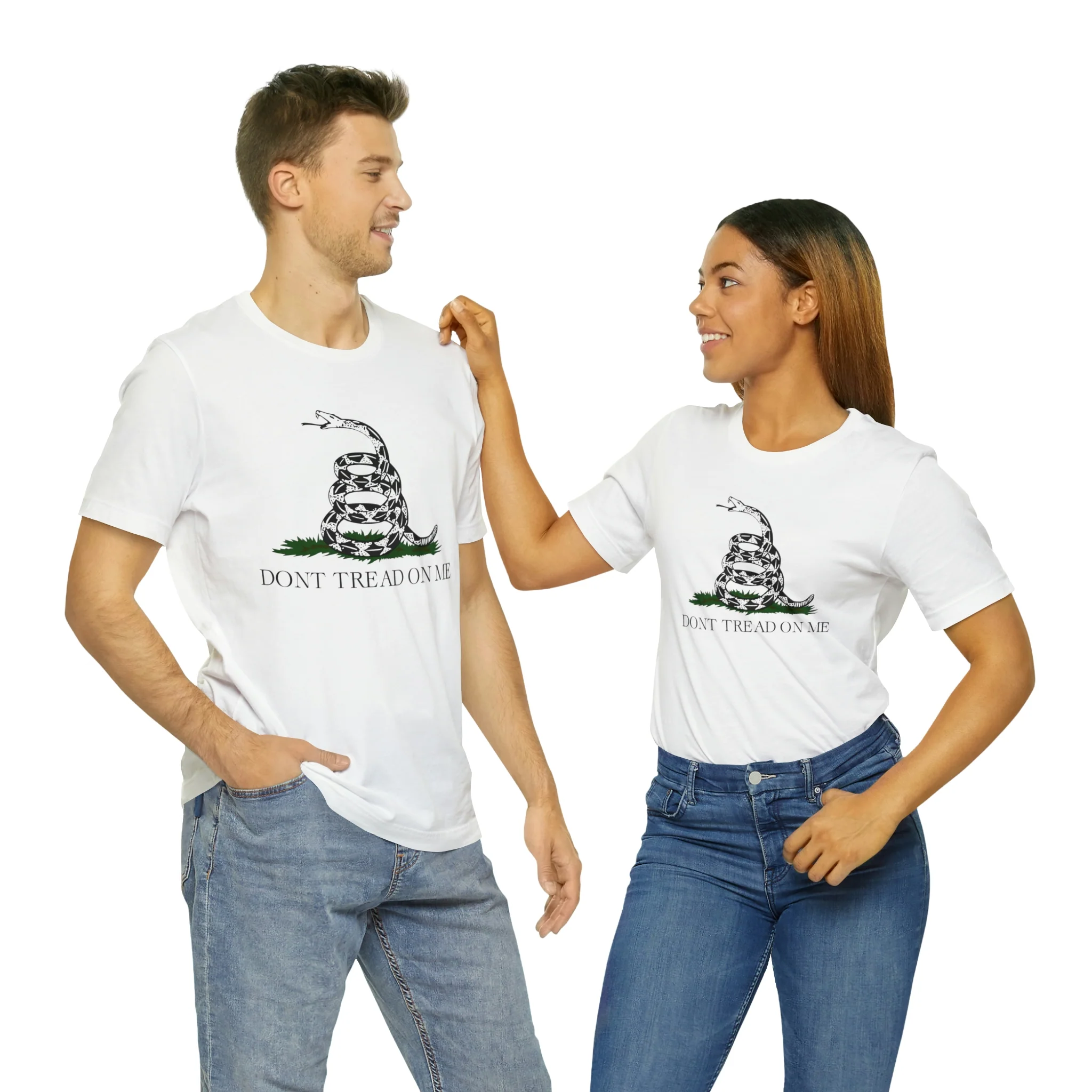 Don't Tread On Me T Shirt: Bella + Canvas 3001 - Image 13