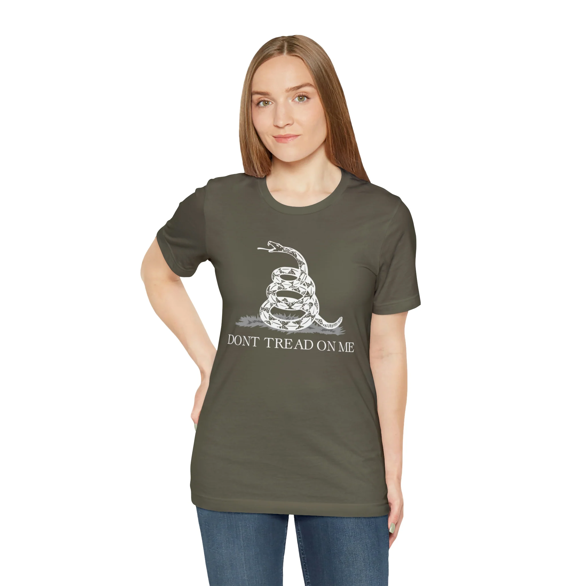 Don't Tread On Me T Shirt: Bella + Canvas 3001 - Image 22