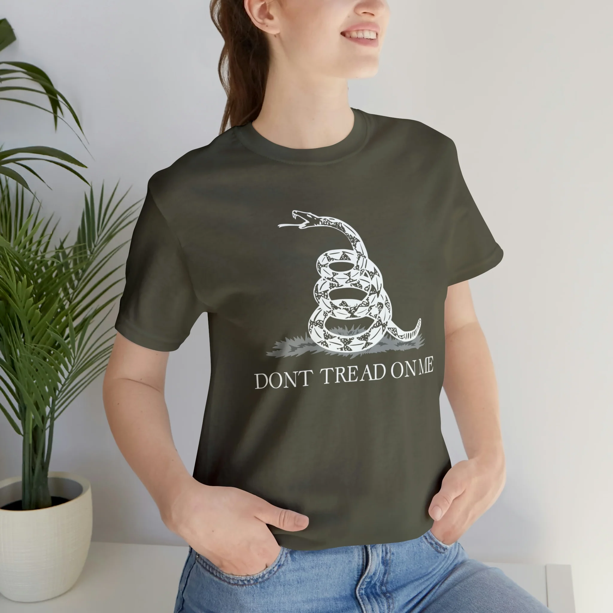 Don't Tread On Me T Shirt: Bella + Canvas 3001 - Image 24