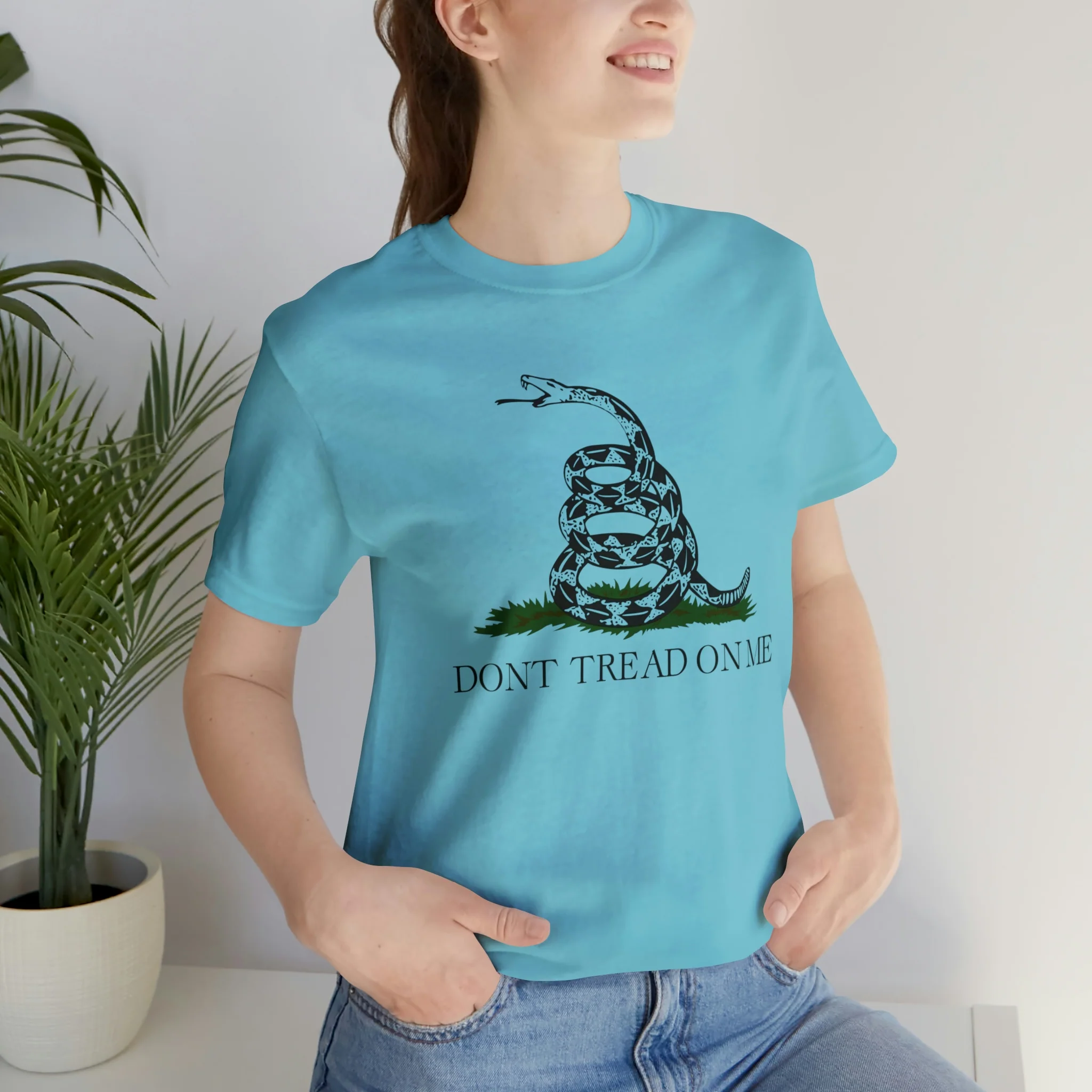 Don't Tread On Me T Shirt: Bella + Canvas 3001 - Image 36