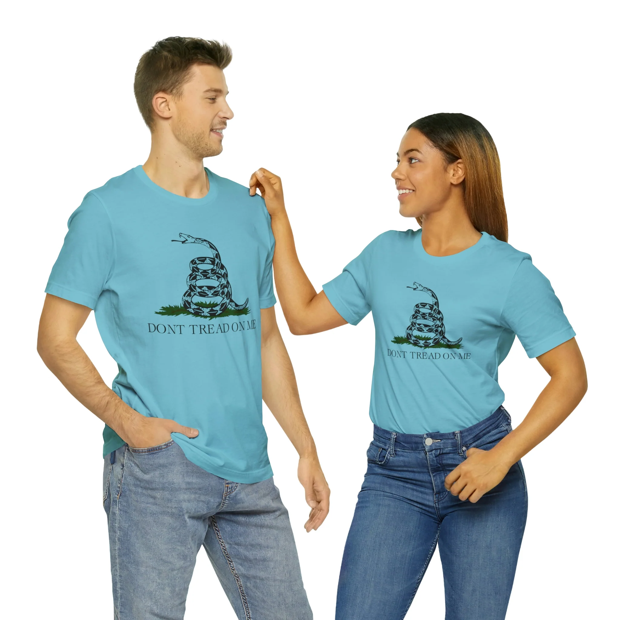 Don't Tread On Me T Shirt: Bella + Canvas 3001 - Image 37