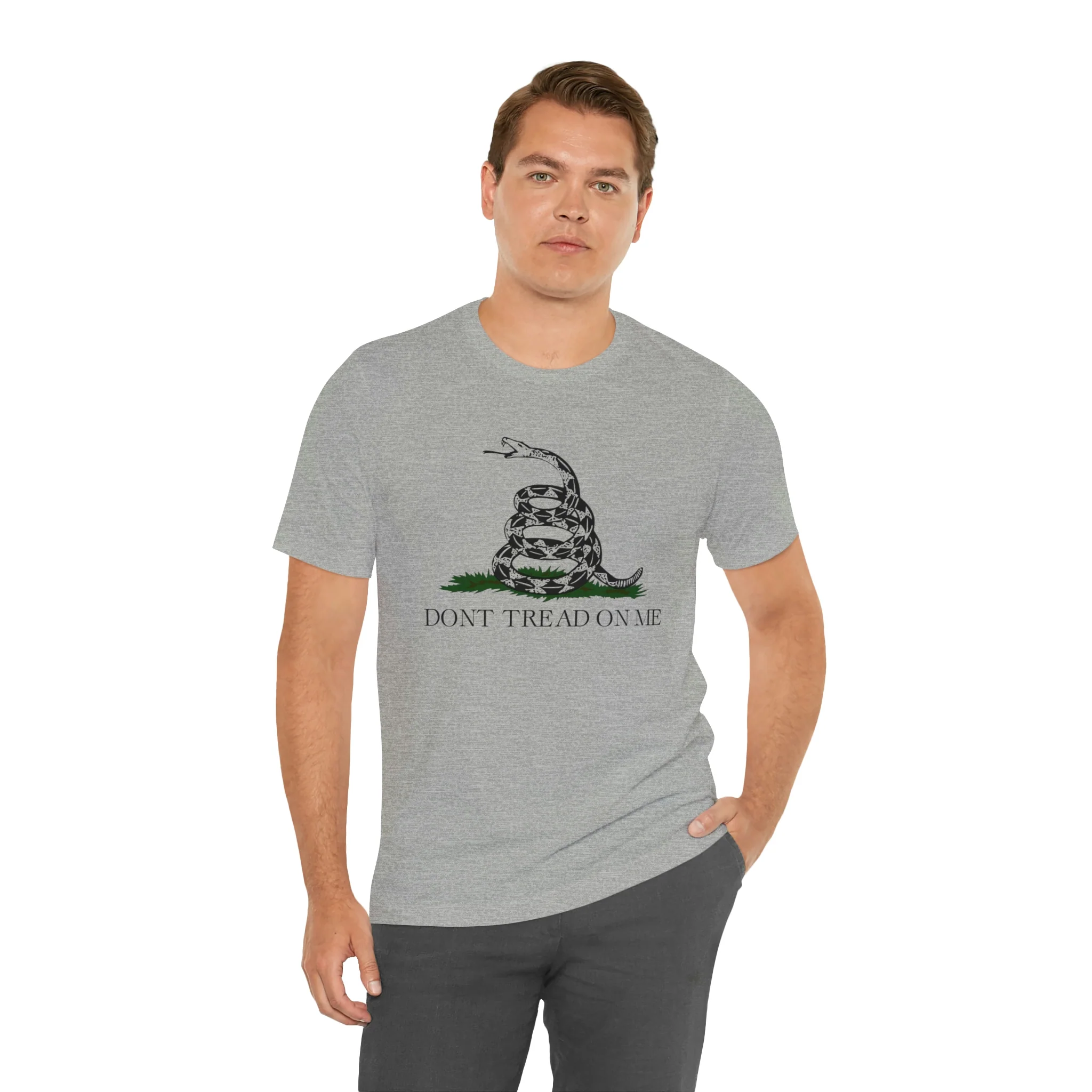 Don't Tread On Me T Shirt: Bella + Canvas 3001 - Image 41