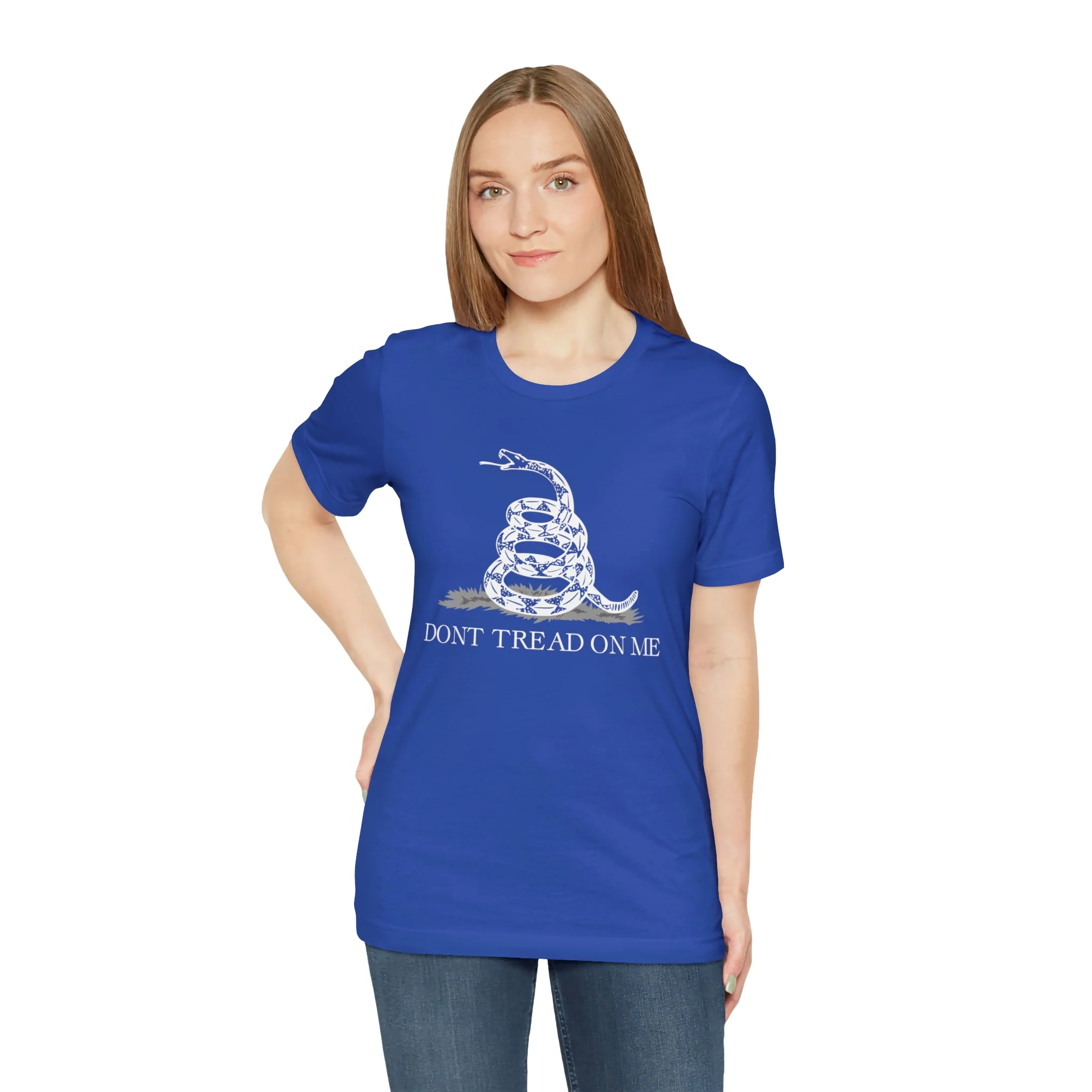 Don't Tread On Me T Shirt: Bella + Canvas 3001 - Image 46