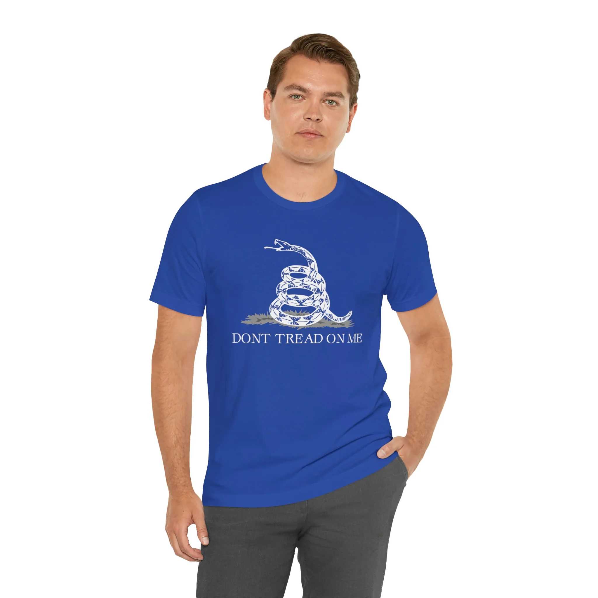 Don't Tread On Me T Shirt: Bella + Canvas 3001 - Image 47