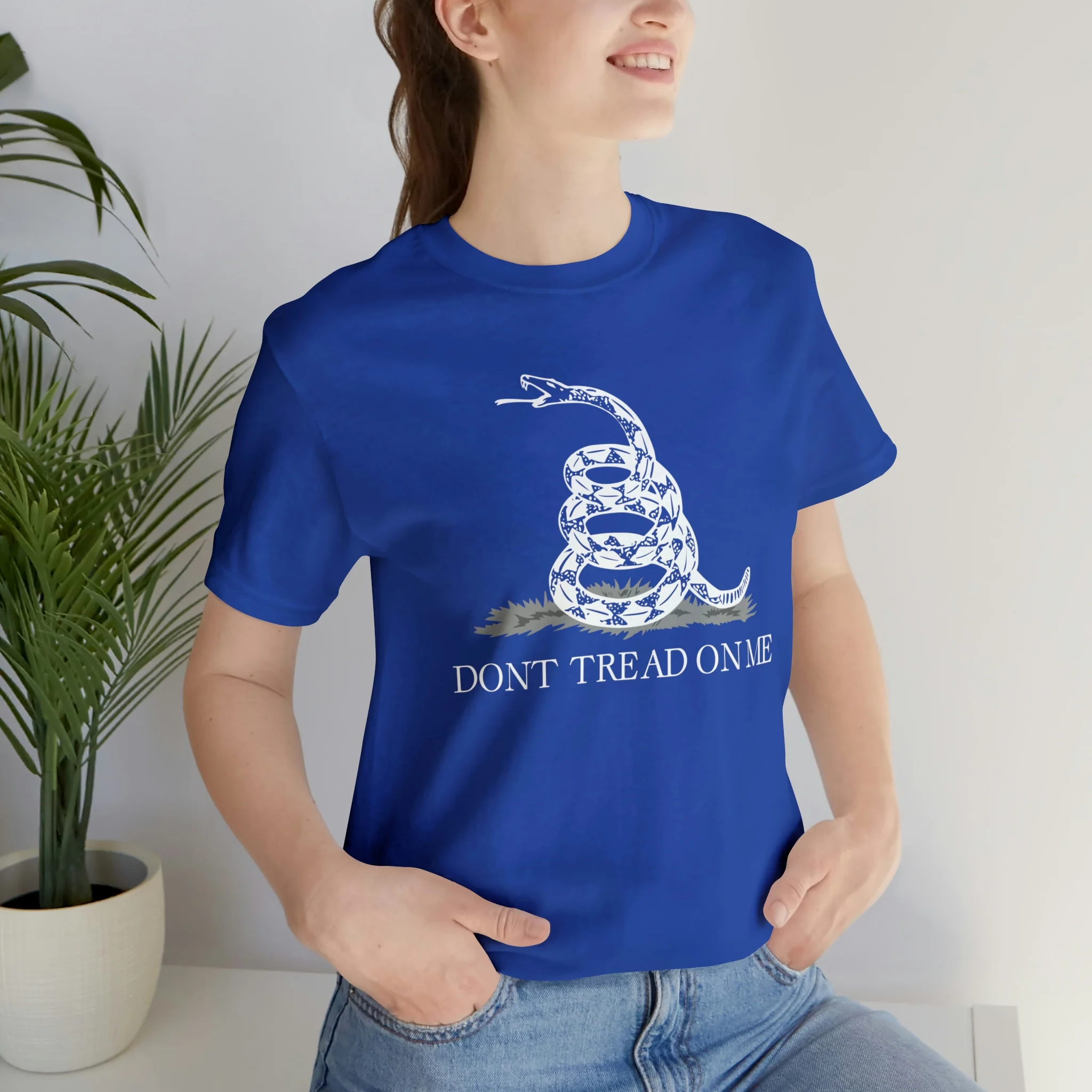 Don't Tread On Me T Shirt: Bella + Canvas 3001 - Image 48