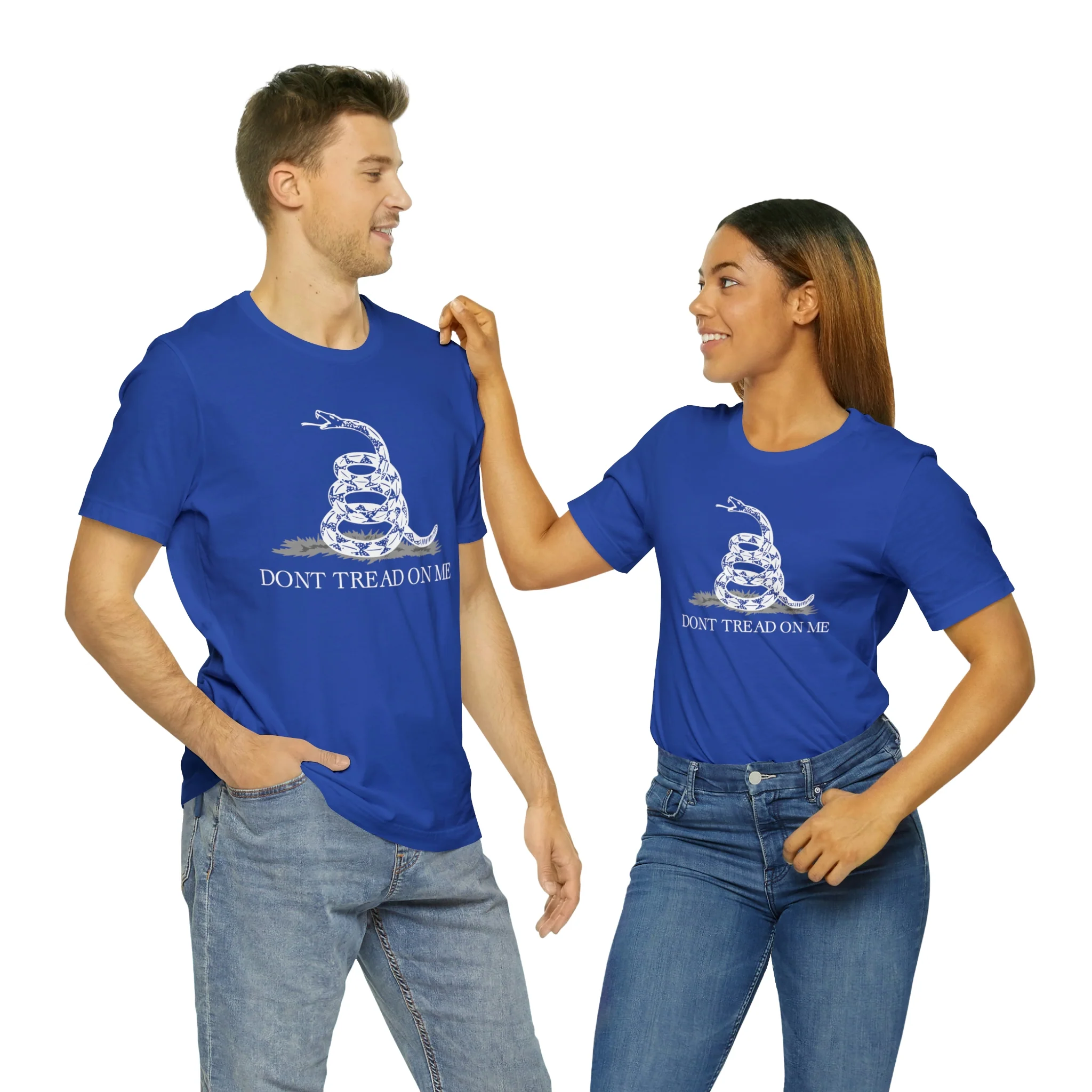 Don't Tread On Me T Shirt: Bella + Canvas 3001 - Image 49