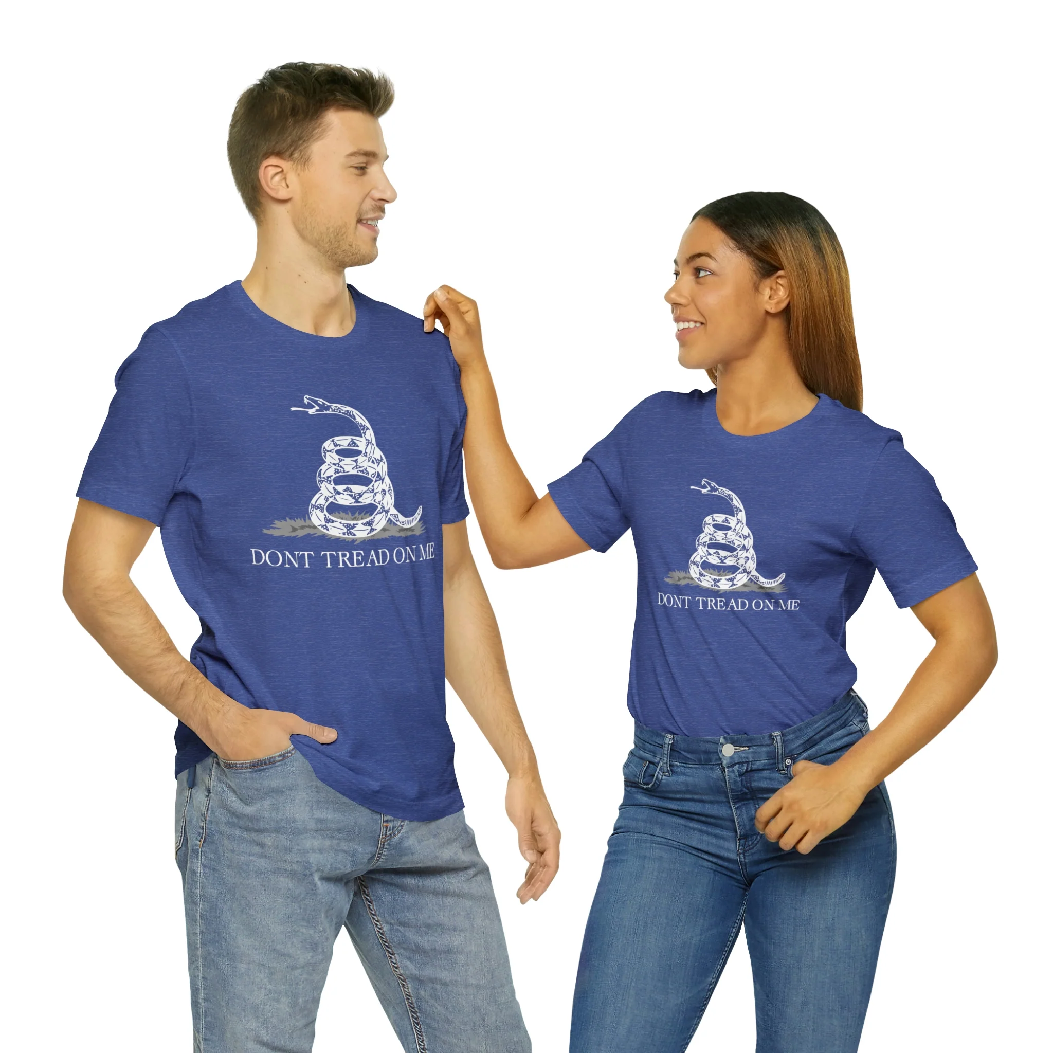 Don't Tread On Me T Shirt: Bella + Canvas 3001 - Image 55