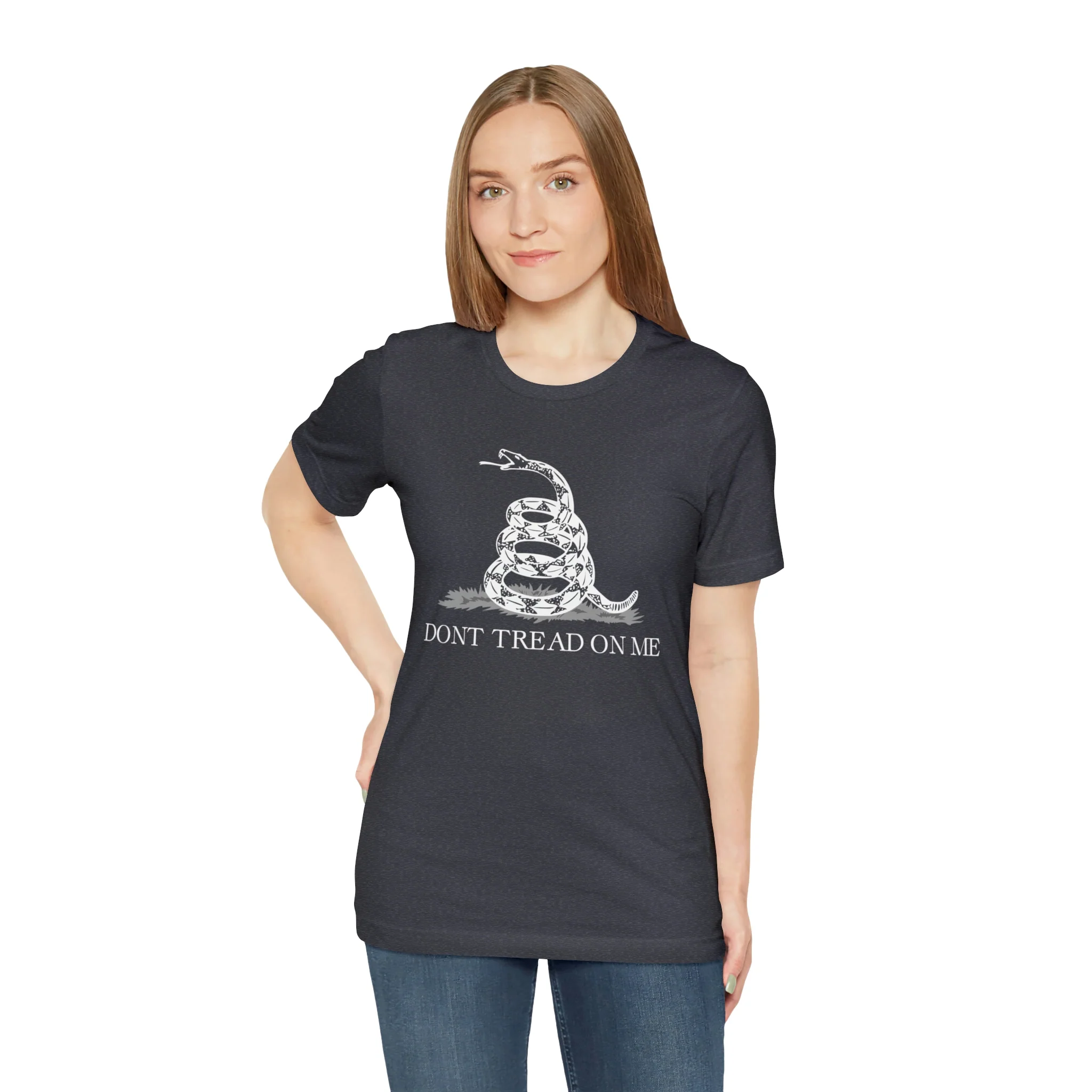 Don't Tread On Me T Shirt: Bella + Canvas 3001 - Image 58