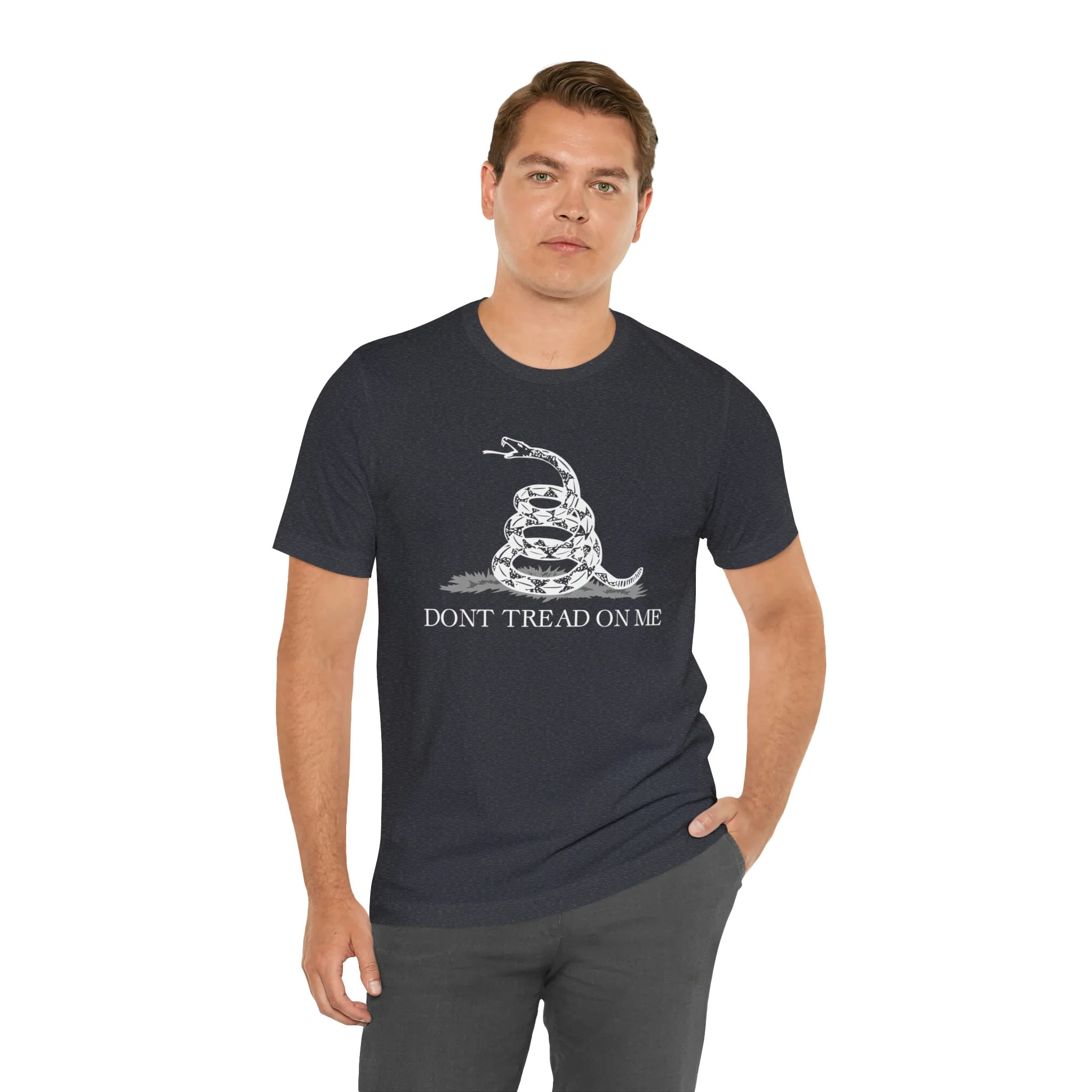 Don't Tread On Me T Shirt: Bella + Canvas 3001 - Image 59