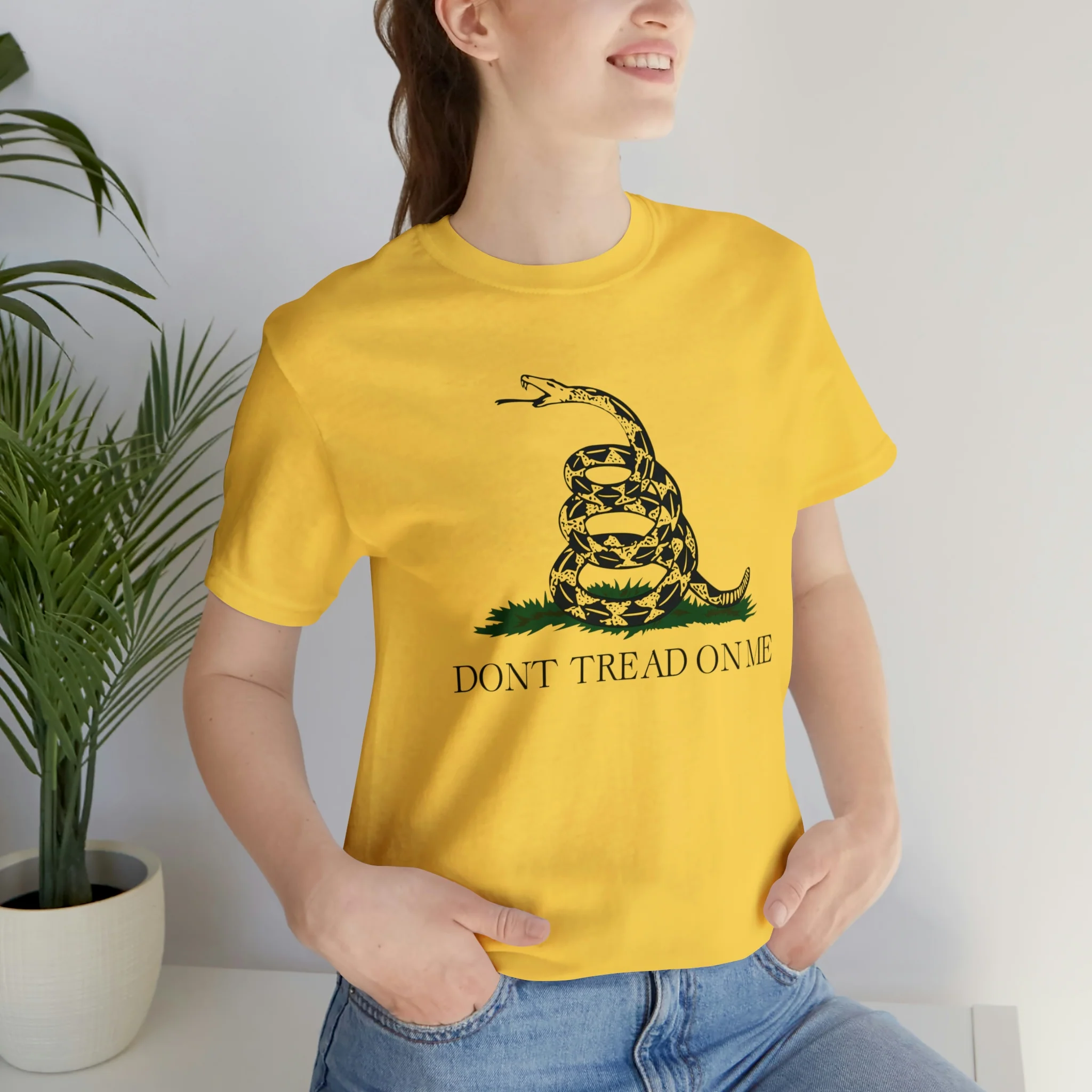 Don't Tread On Me T Shirt: Bella + Canvas 3001 - Image 6