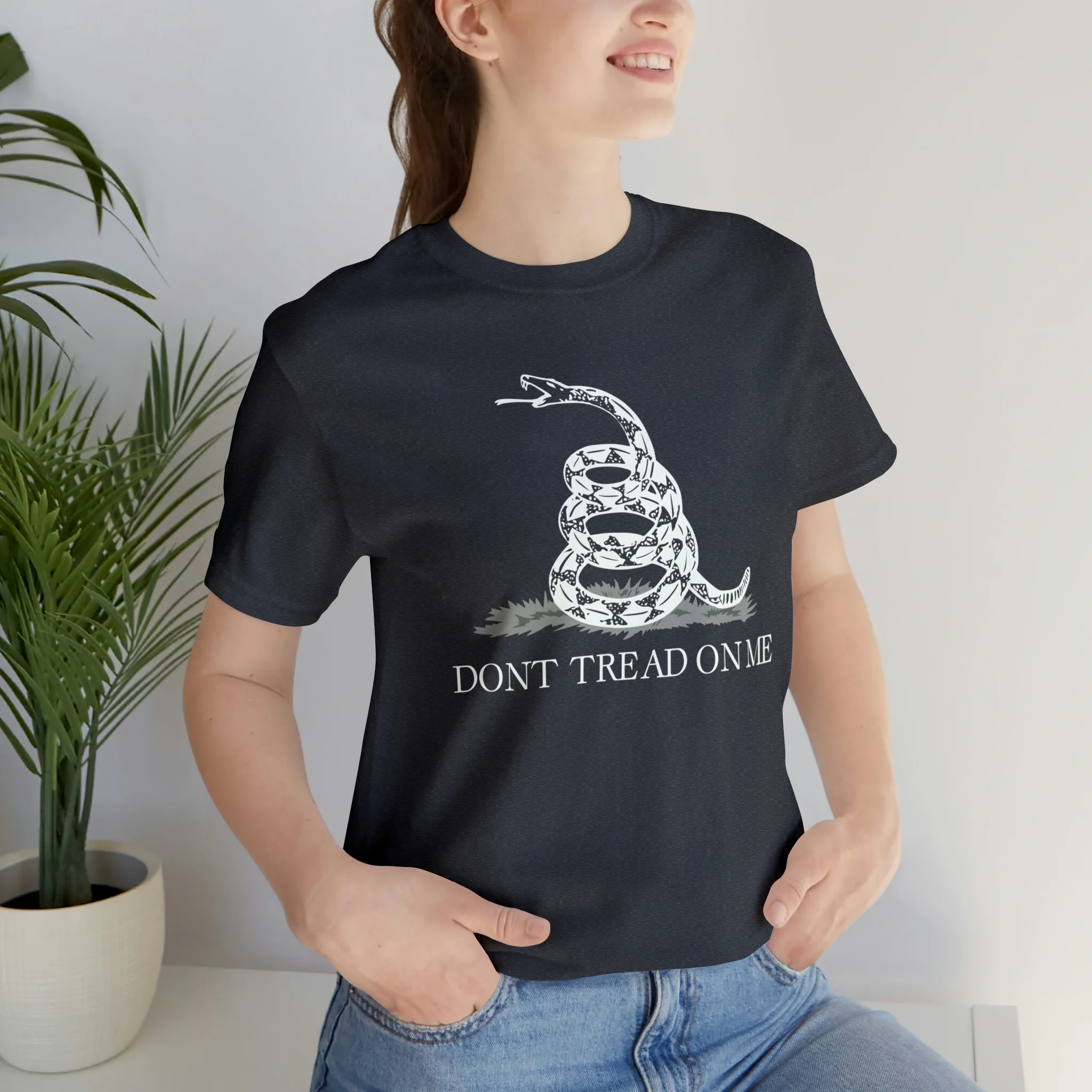 Don't Tread On Me T Shirt: Bella + Canvas 3001 - Image 60