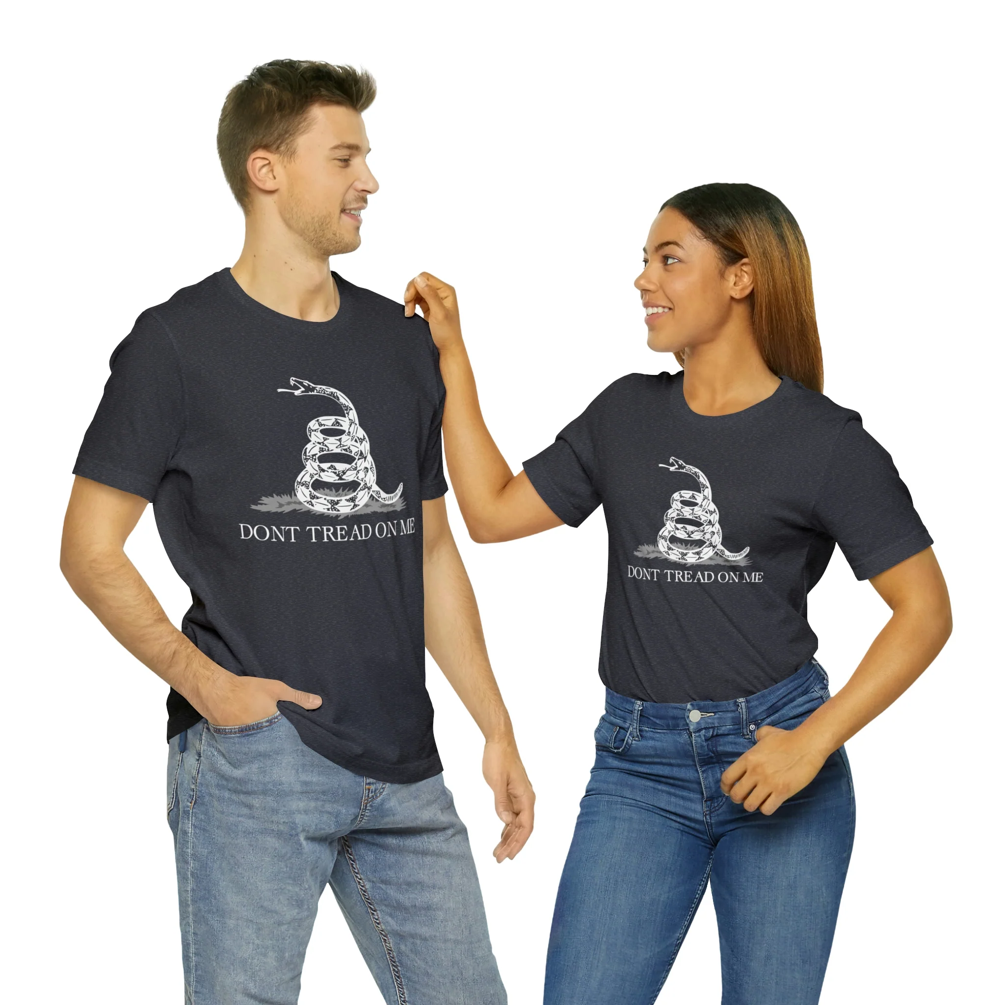 Don't Tread On Me T Shirt: Bella + Canvas 3001 - Image 61
