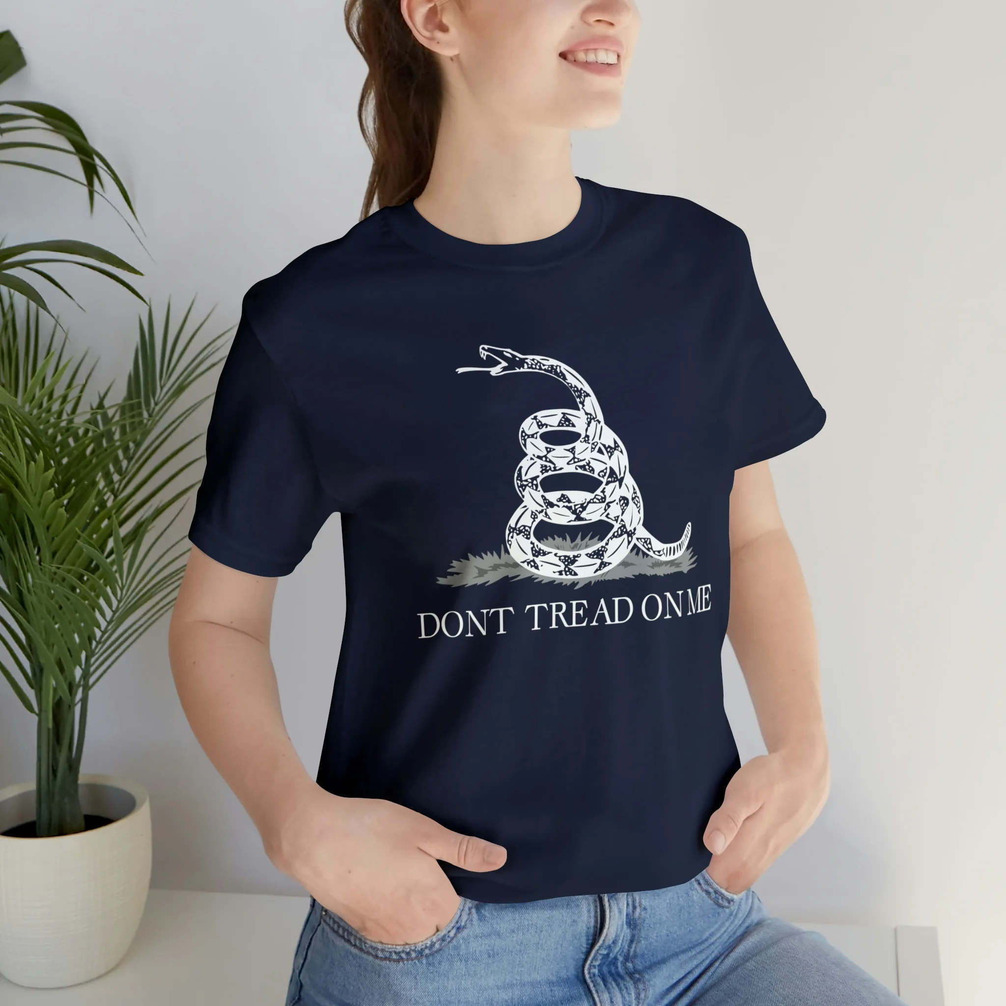 Don't Tread On Me T Shirt: Bella + Canvas 3001 - Image 66