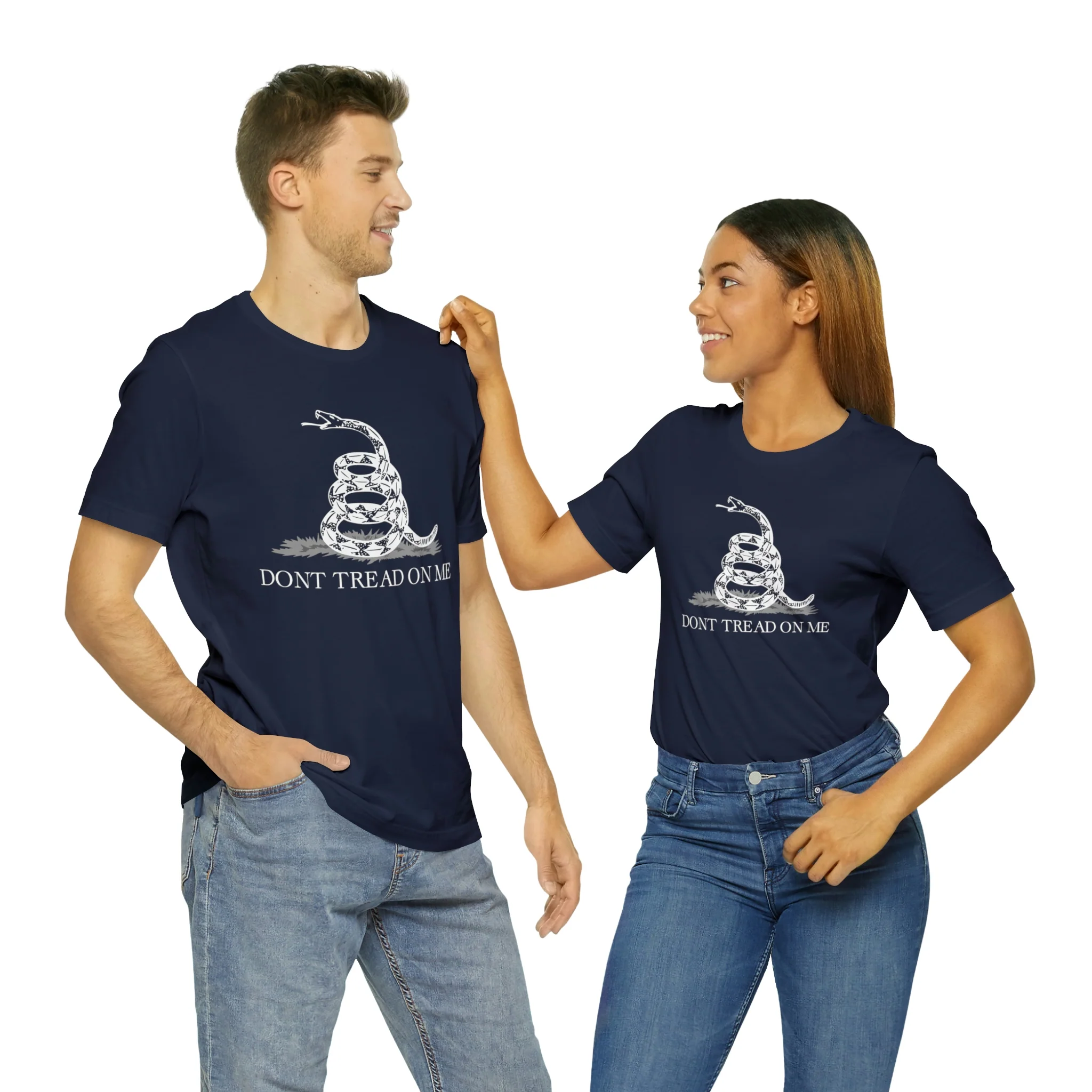 Don't Tread On Me T Shirt: Bella + Canvas 3001 - Image 67