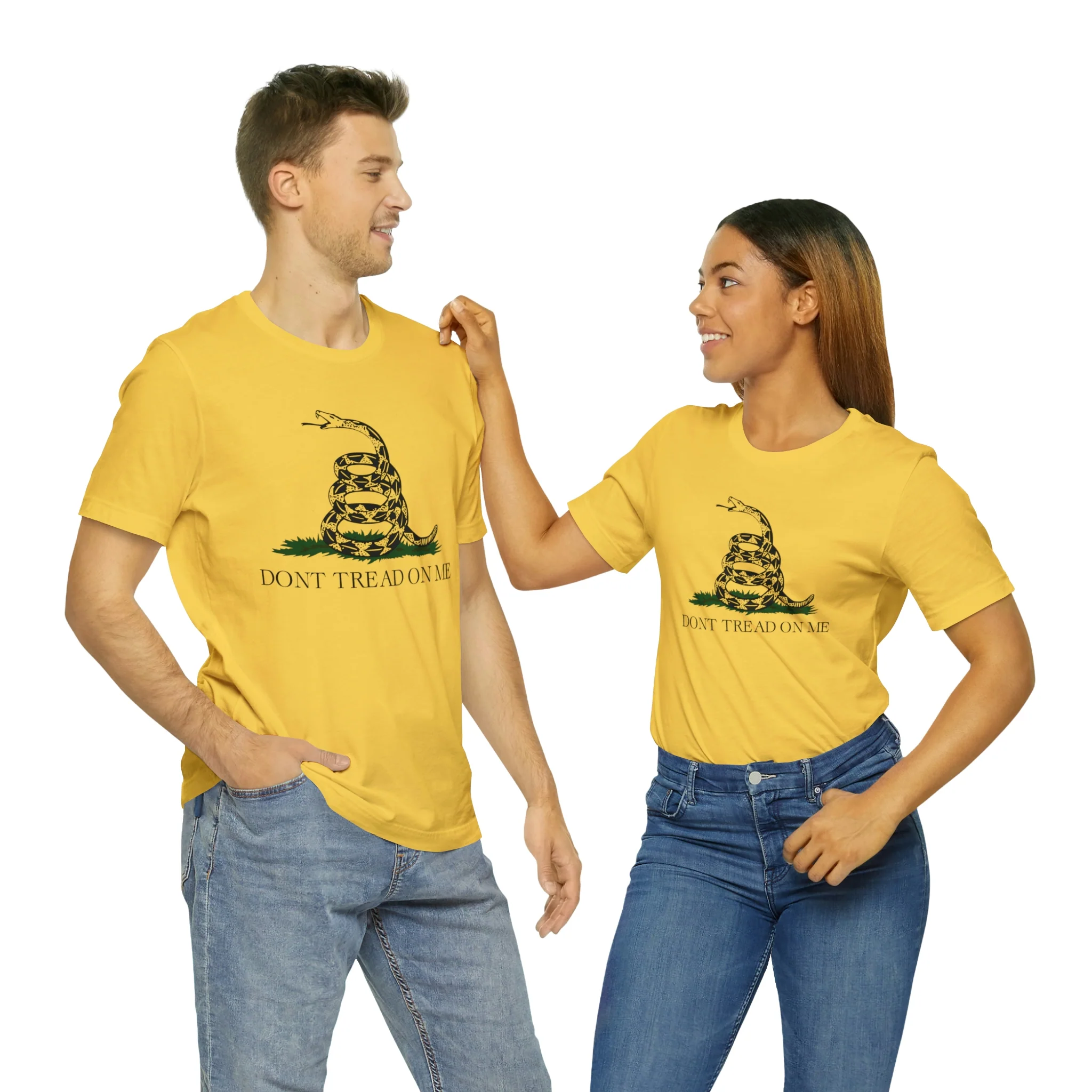 Don't Tread On Me T Shirt: Bella + Canvas 3001 - Image 7