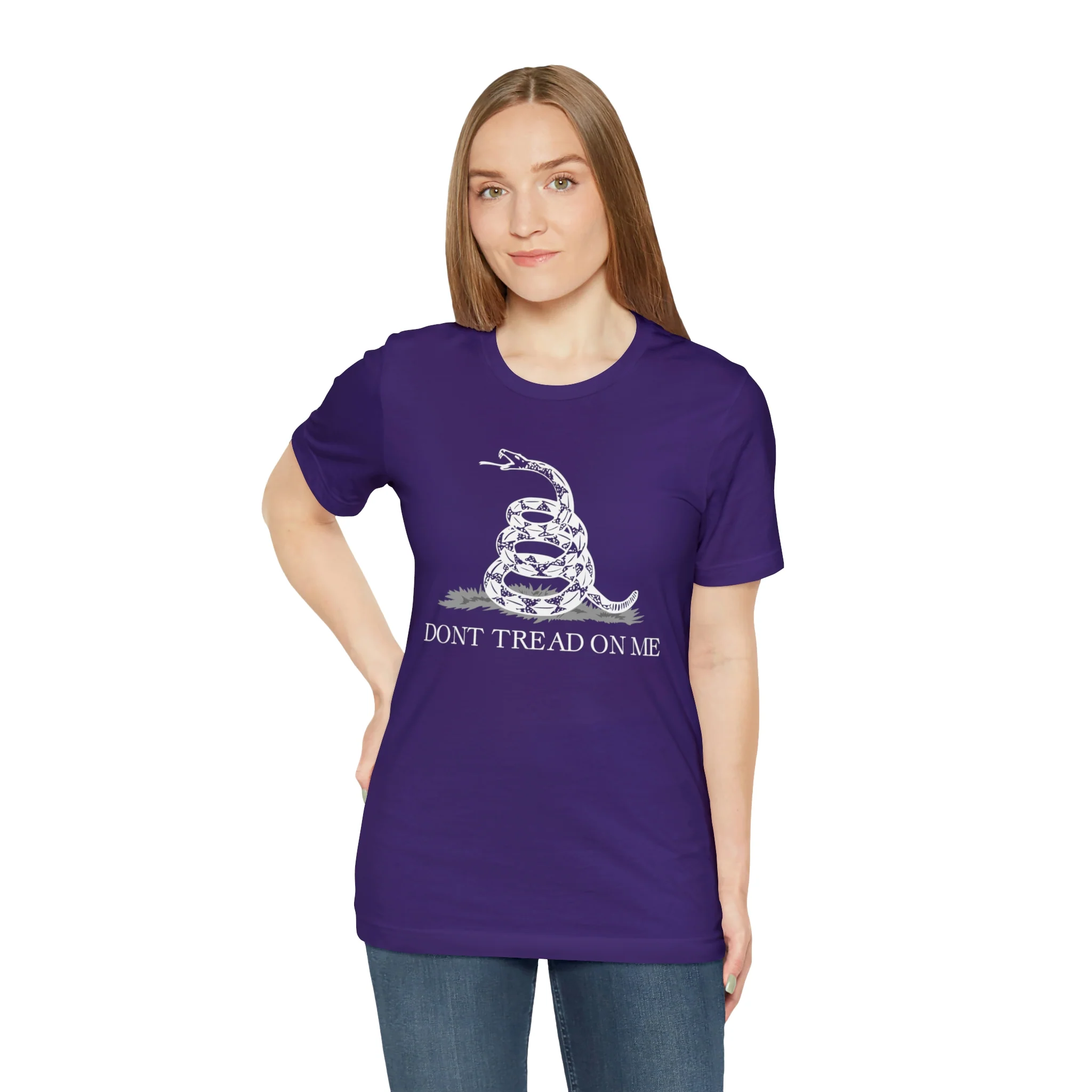 Don't Tread On Me T Shirt: Bella + Canvas 3001 - Image 70