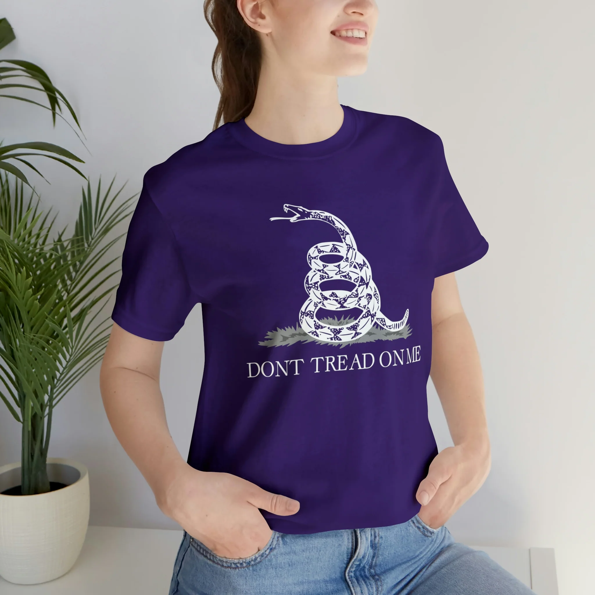 Don't Tread On Me T Shirt: Bella + Canvas 3001 - Image 72