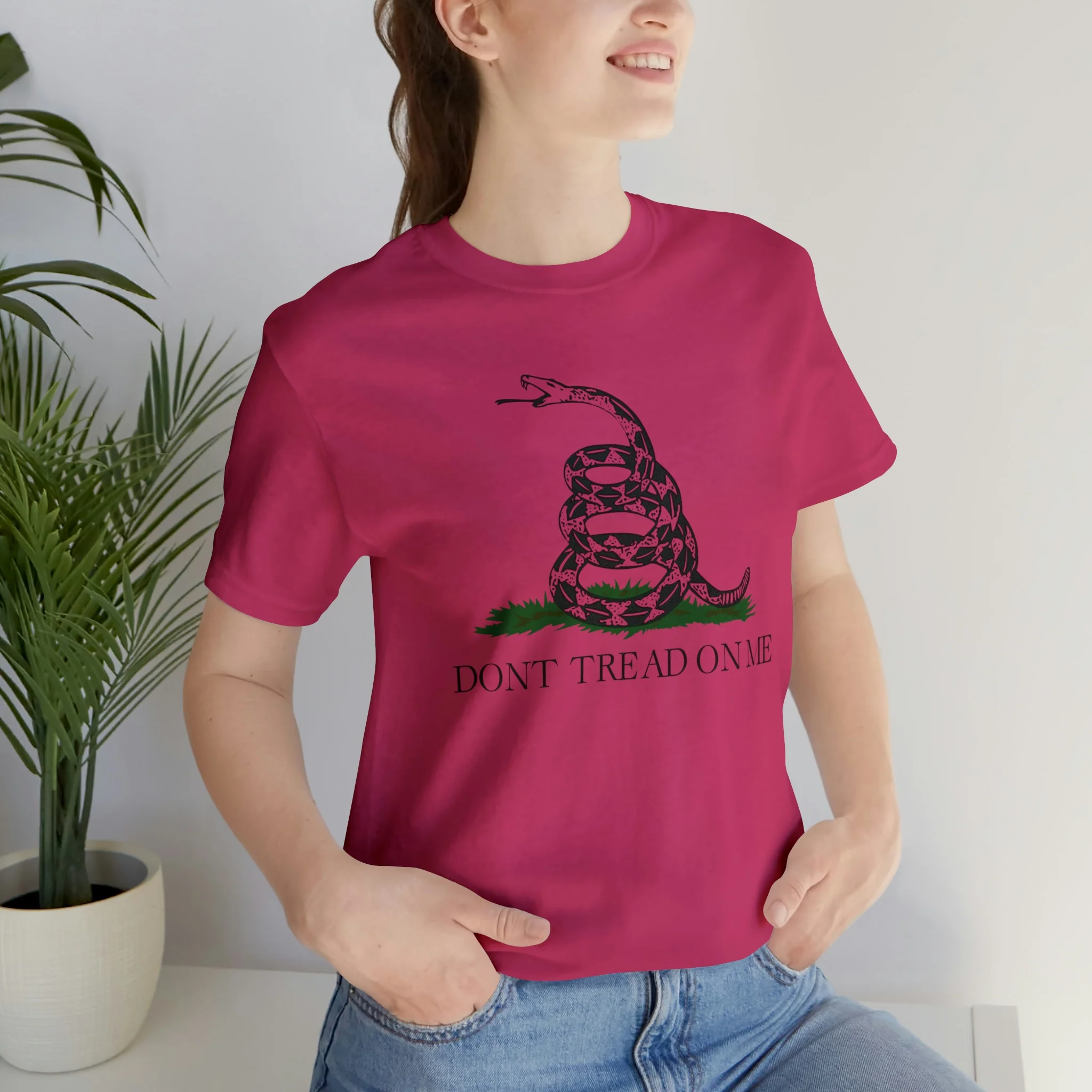 Don't Tread On Me T Shirt: Bella + Canvas 3001 - Image 78