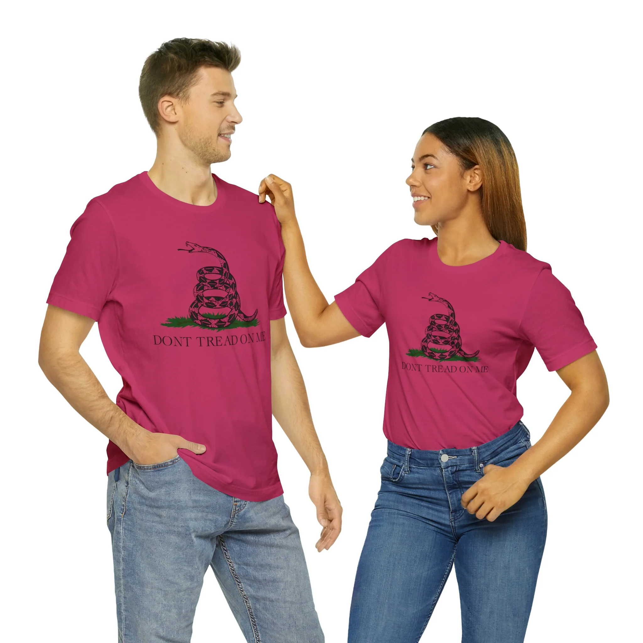 Don't Tread On Me T Shirt: Bella + Canvas 3001 - Image 79