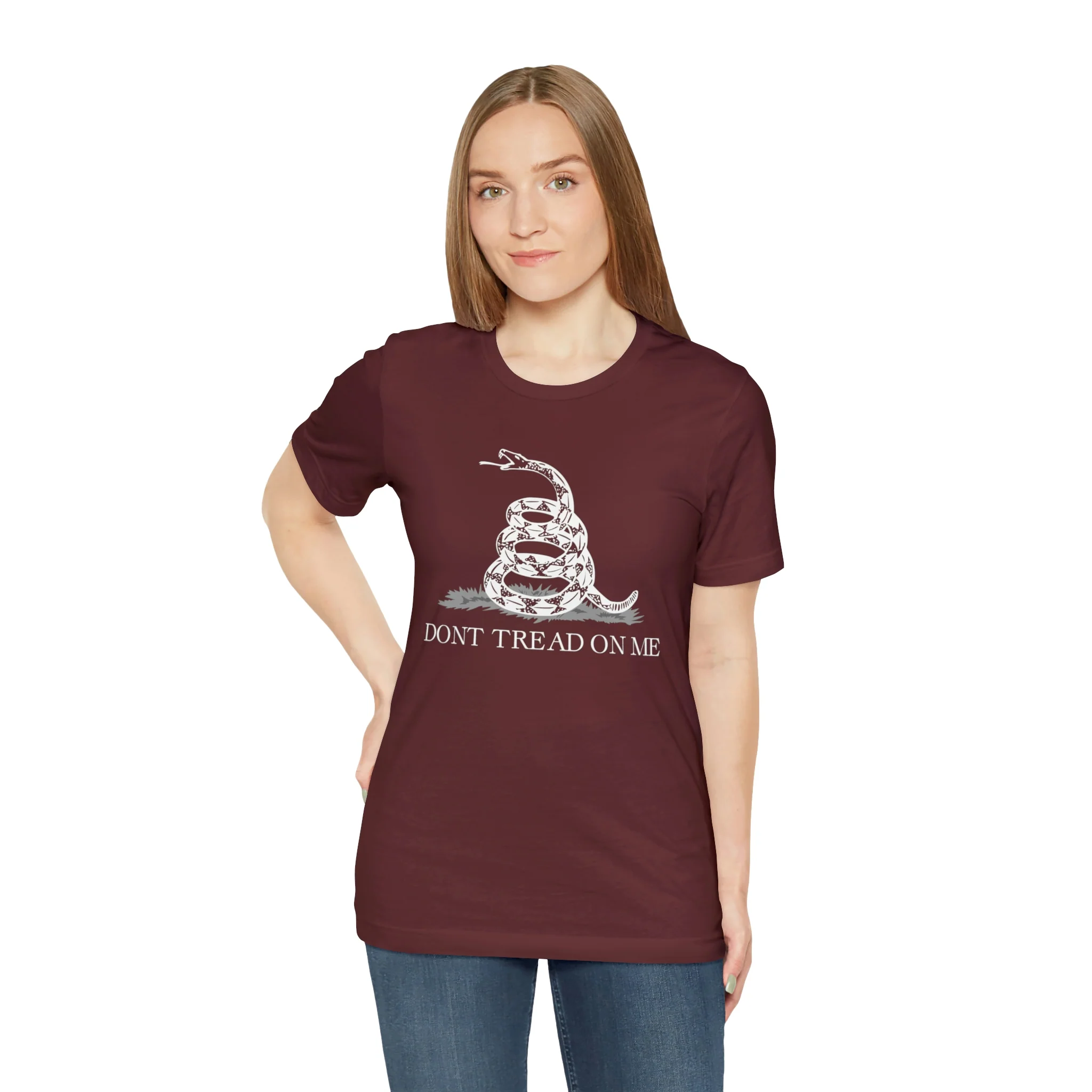 Don't Tread On Me T Shirt: Bella + Canvas 3001 - Image 82