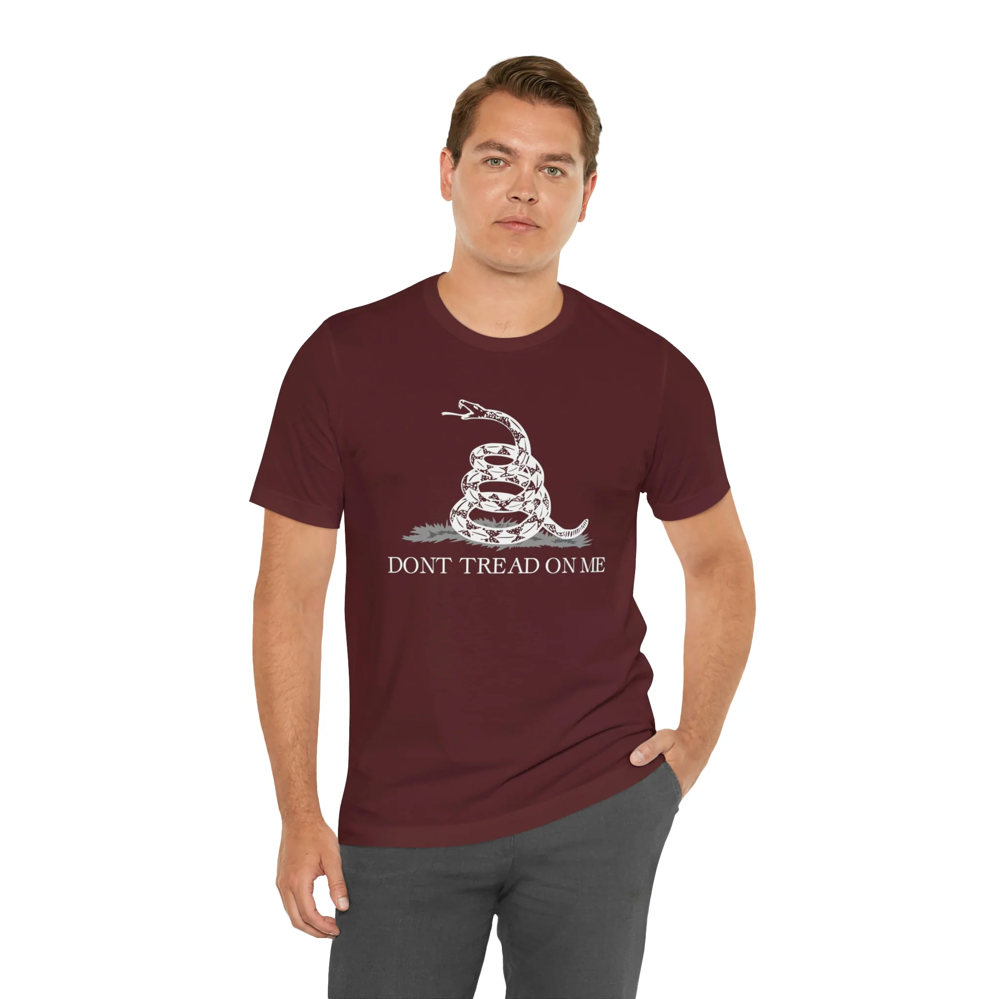 Don't Tread On Me T Shirt: Bella + Canvas 3001 - Image 83