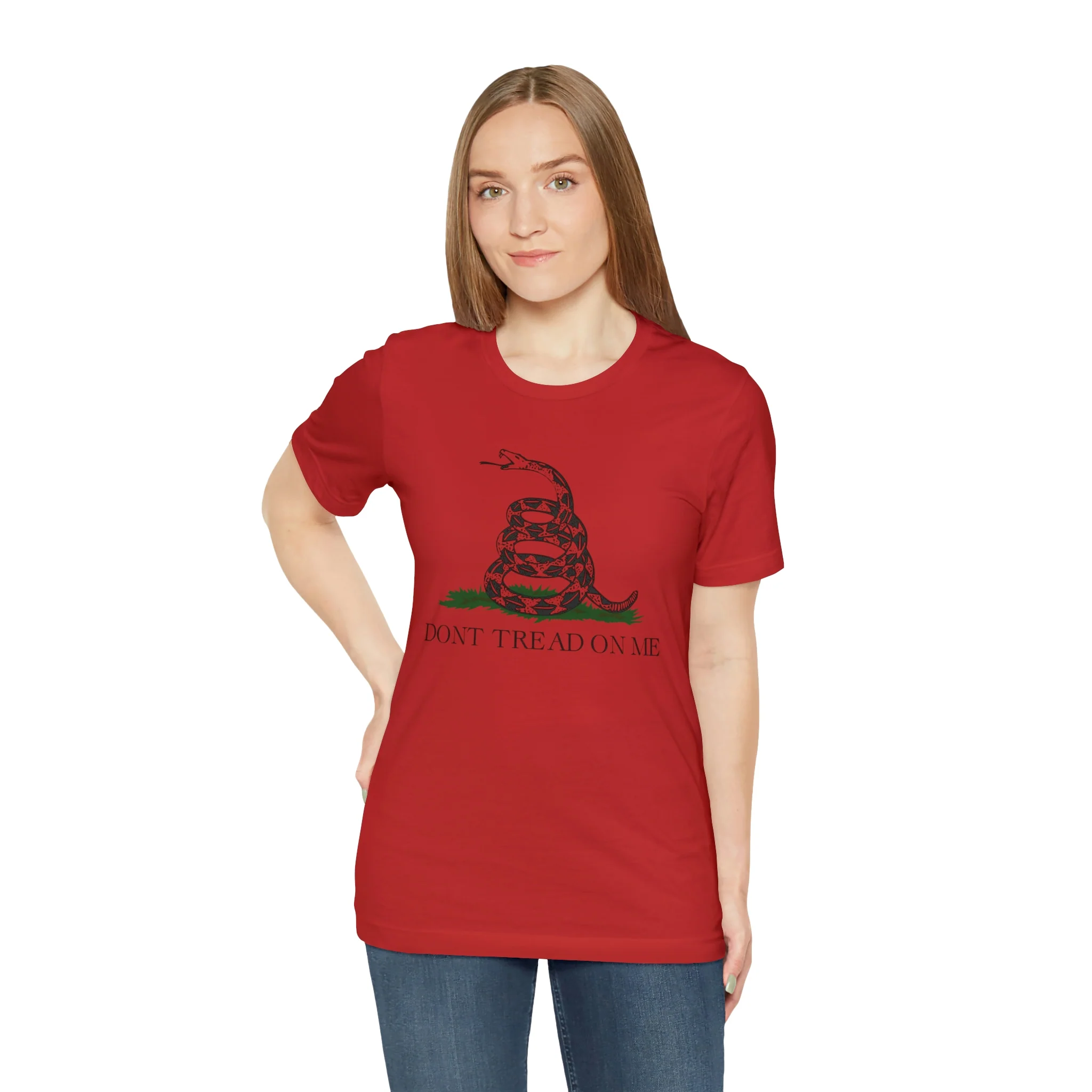 Don't Tread On Me T Shirt: Bella + Canvas 3001 - Image 88
