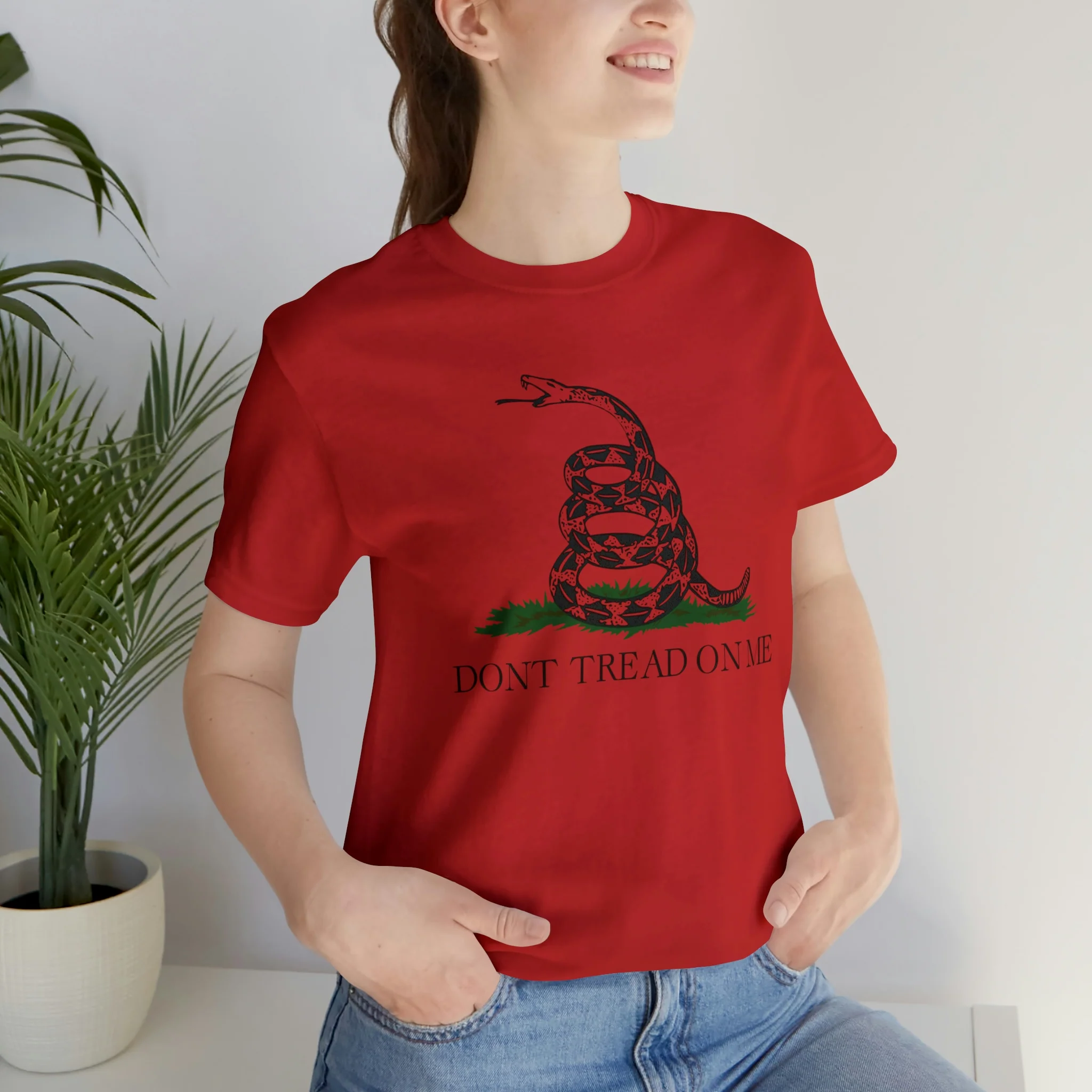 Don't Tread On Me T Shirt: Bella + Canvas 3001 - Image 90