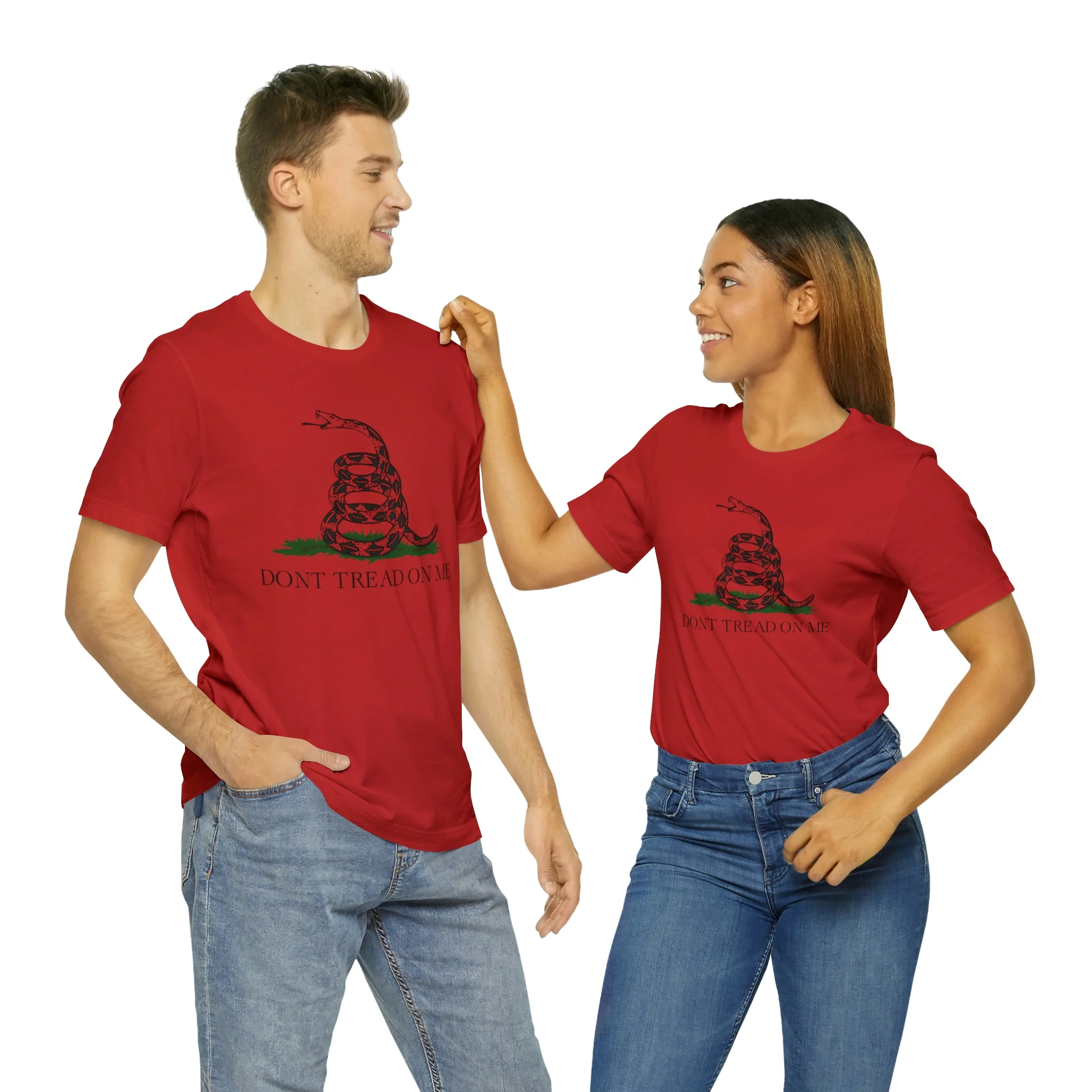 Don't Tread On Me T Shirt: Bella + Canvas 3001 - Image 91