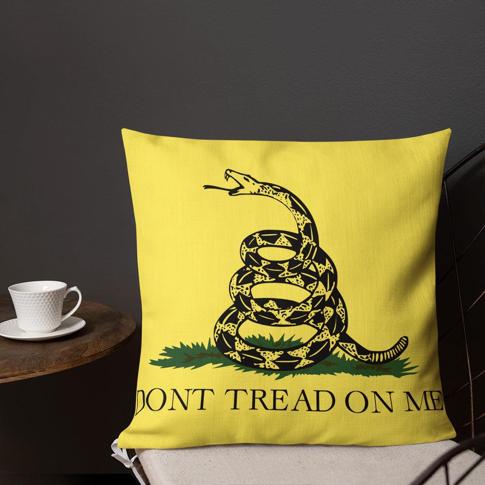 Don't Tread On Me Premium Throw Pillows - Image 10
