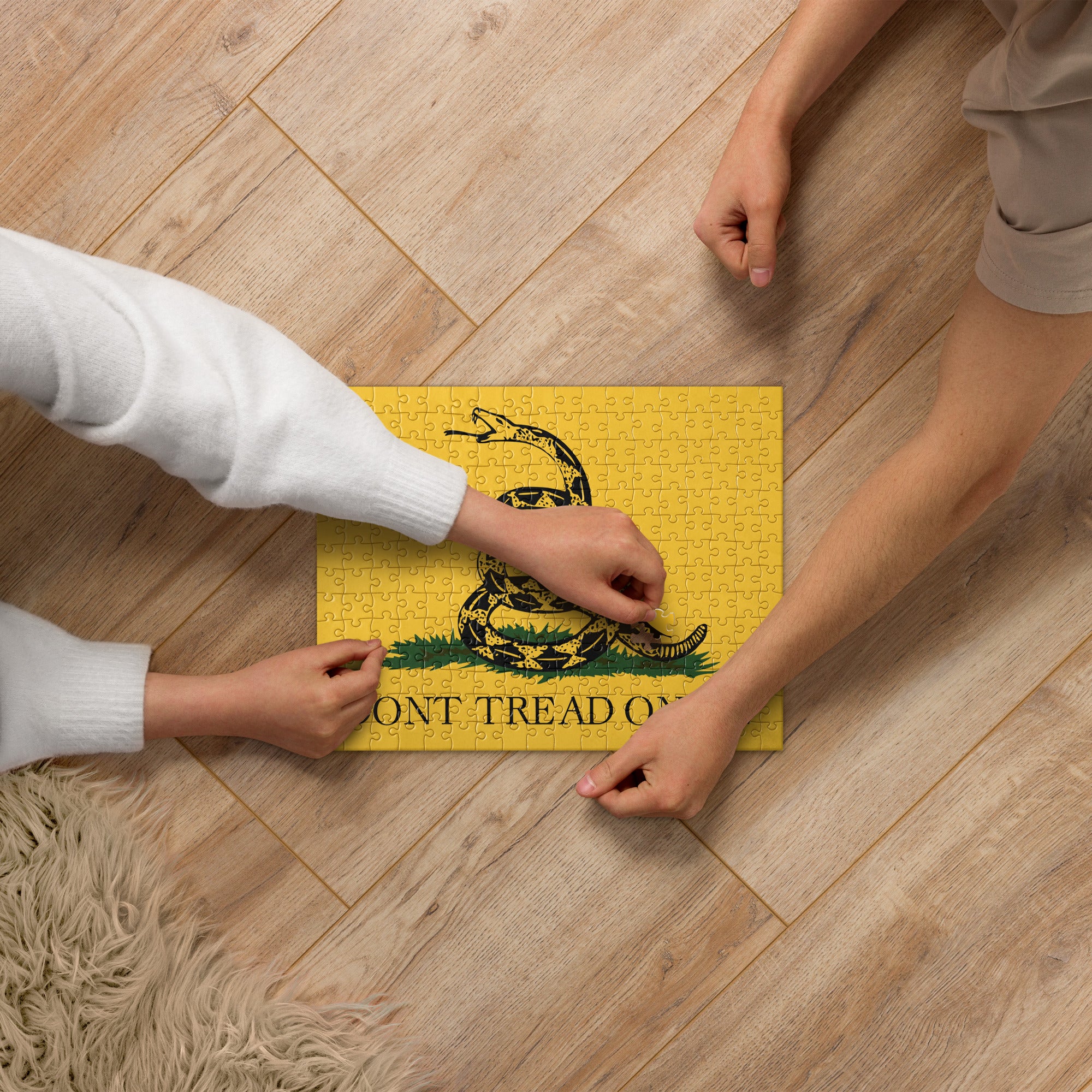 Gadsden Flag "Don't Tread On Me" Jigsaw puzzle (Made in the U.S.A.) by USA Flag Co. - Image 6