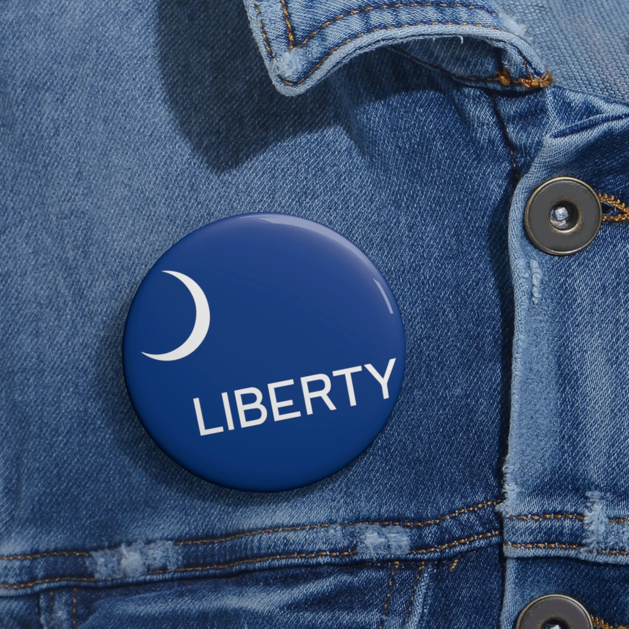 Liberty Flag Custom Pin Buttons - Image 4